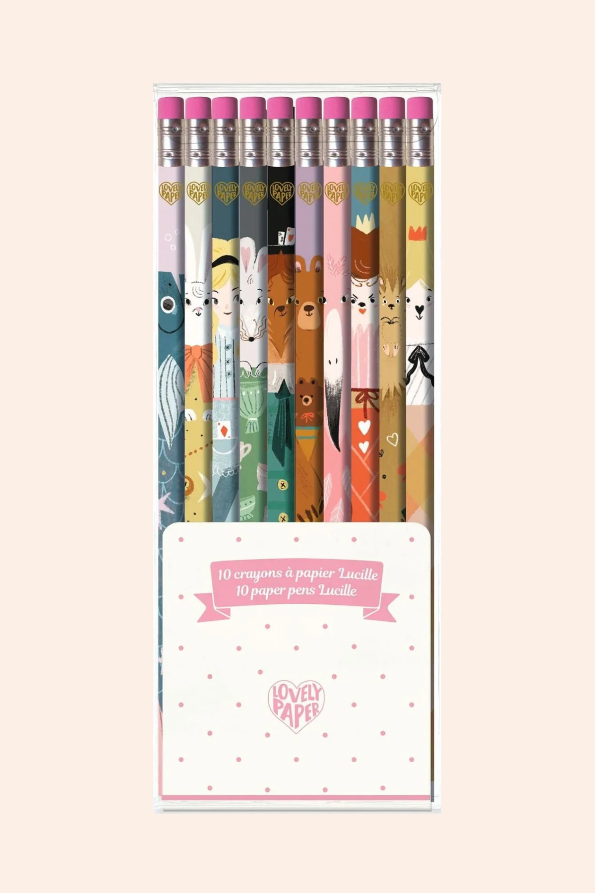 Djeco - 10 Paper Pens - Lucille