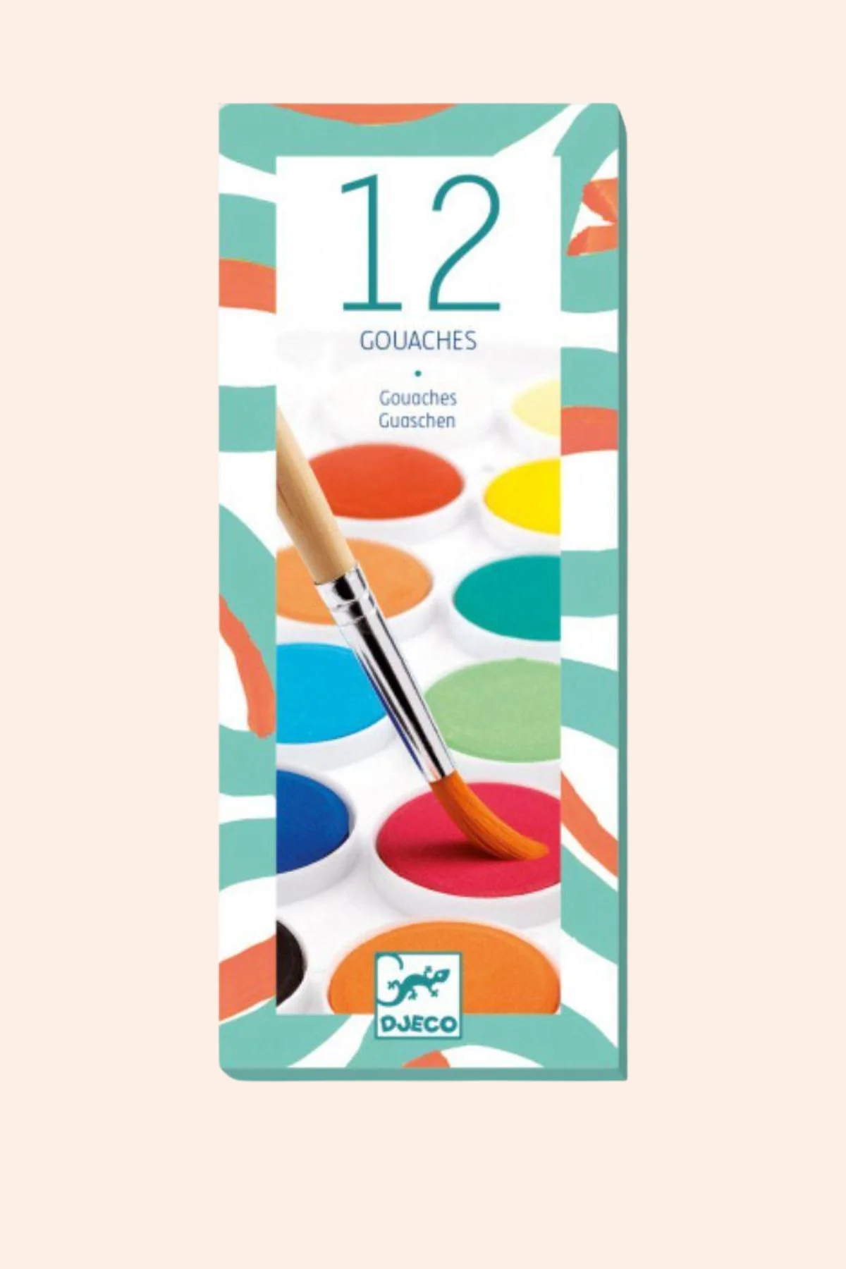 Djeco - 12 Gouaches - Watercolour Palettes