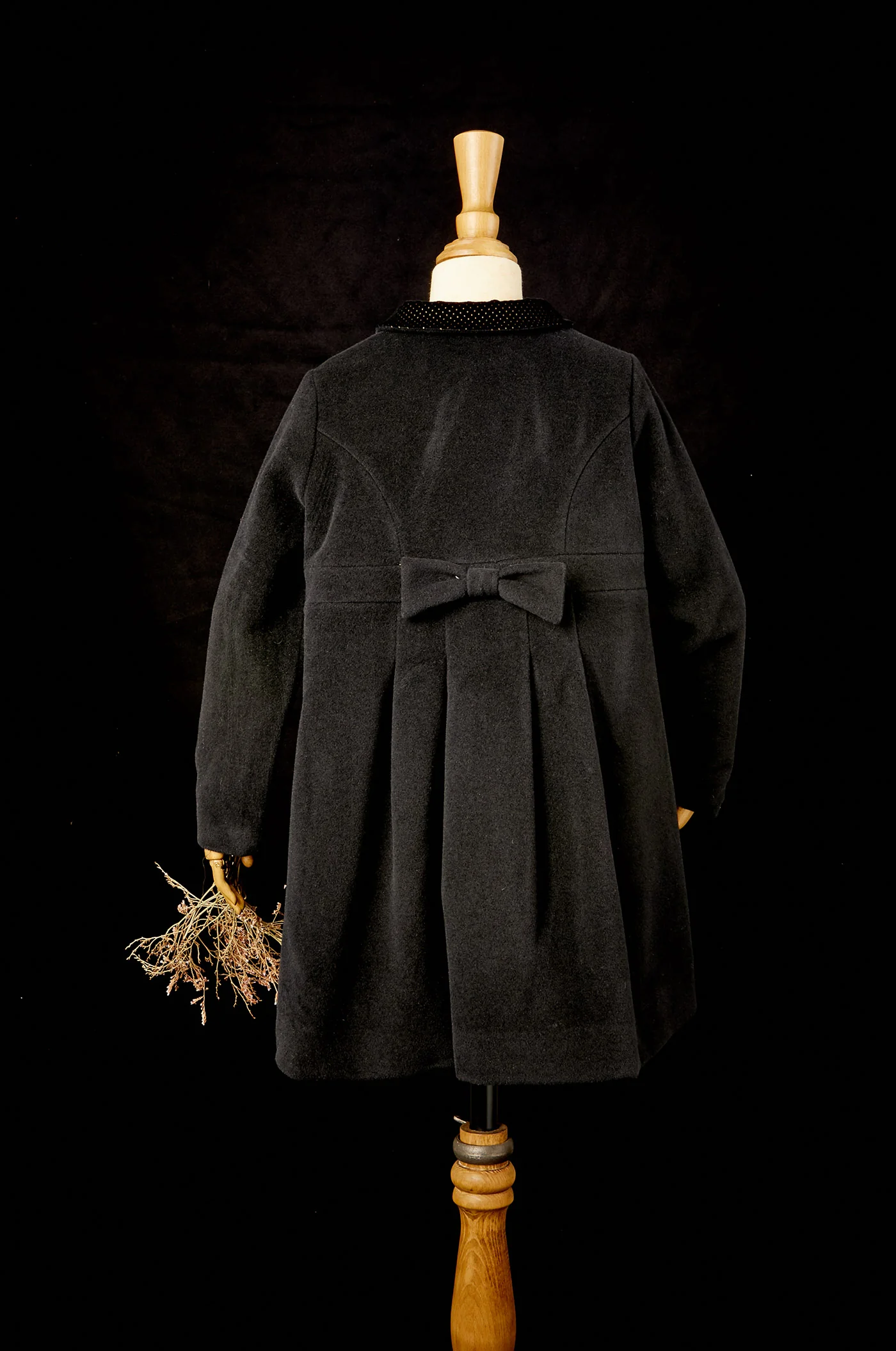 Anne Baby Coat Black - Image 3