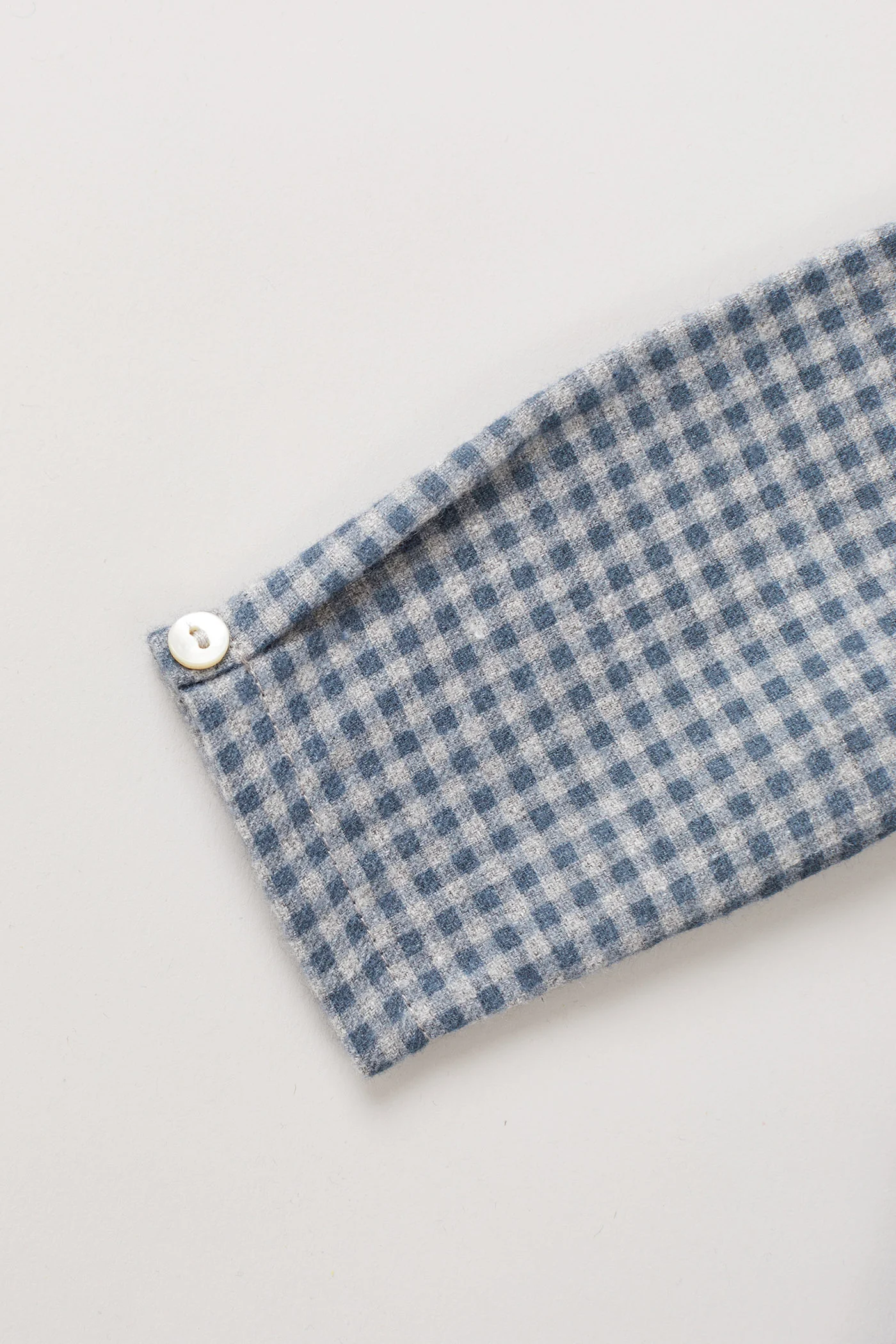 Apple Shirt - Grey-Blue Check - Image 3