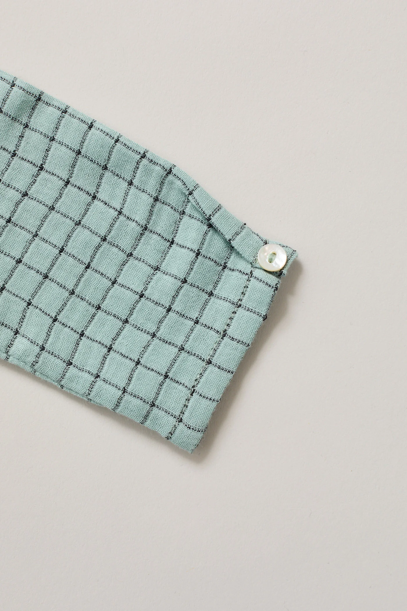 Apple Shirt - Aqua Check - Image 4