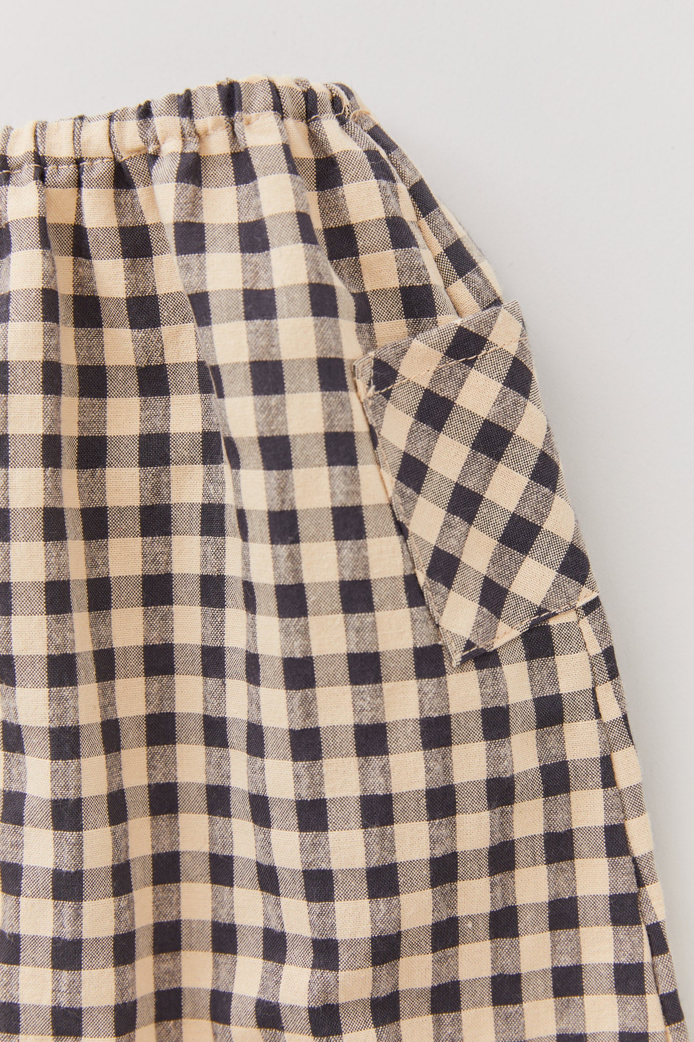 Apple Trousers - Latte Check - Image 5