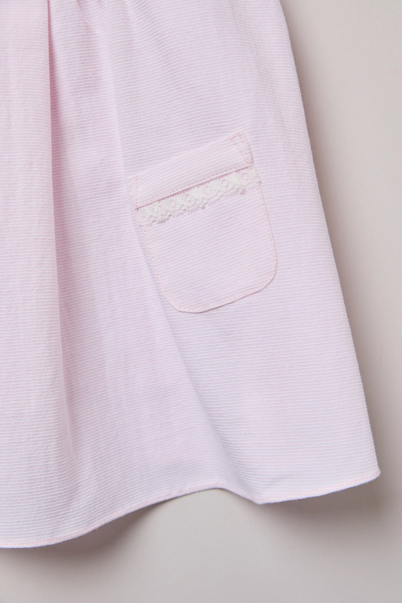 Baby Bubble Dress in Pink Stripes - Image 5
