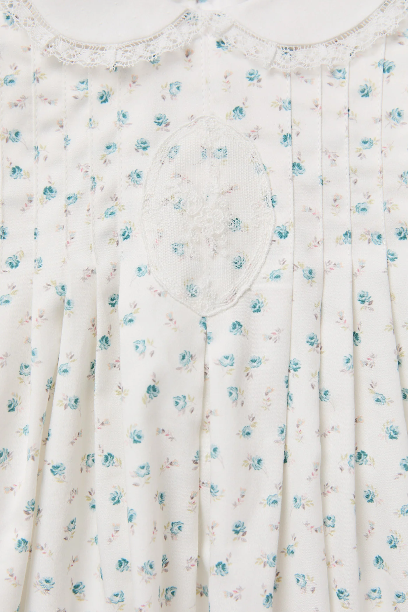 Baby Eloise Dress in Blue Petit Rose - Image 4
