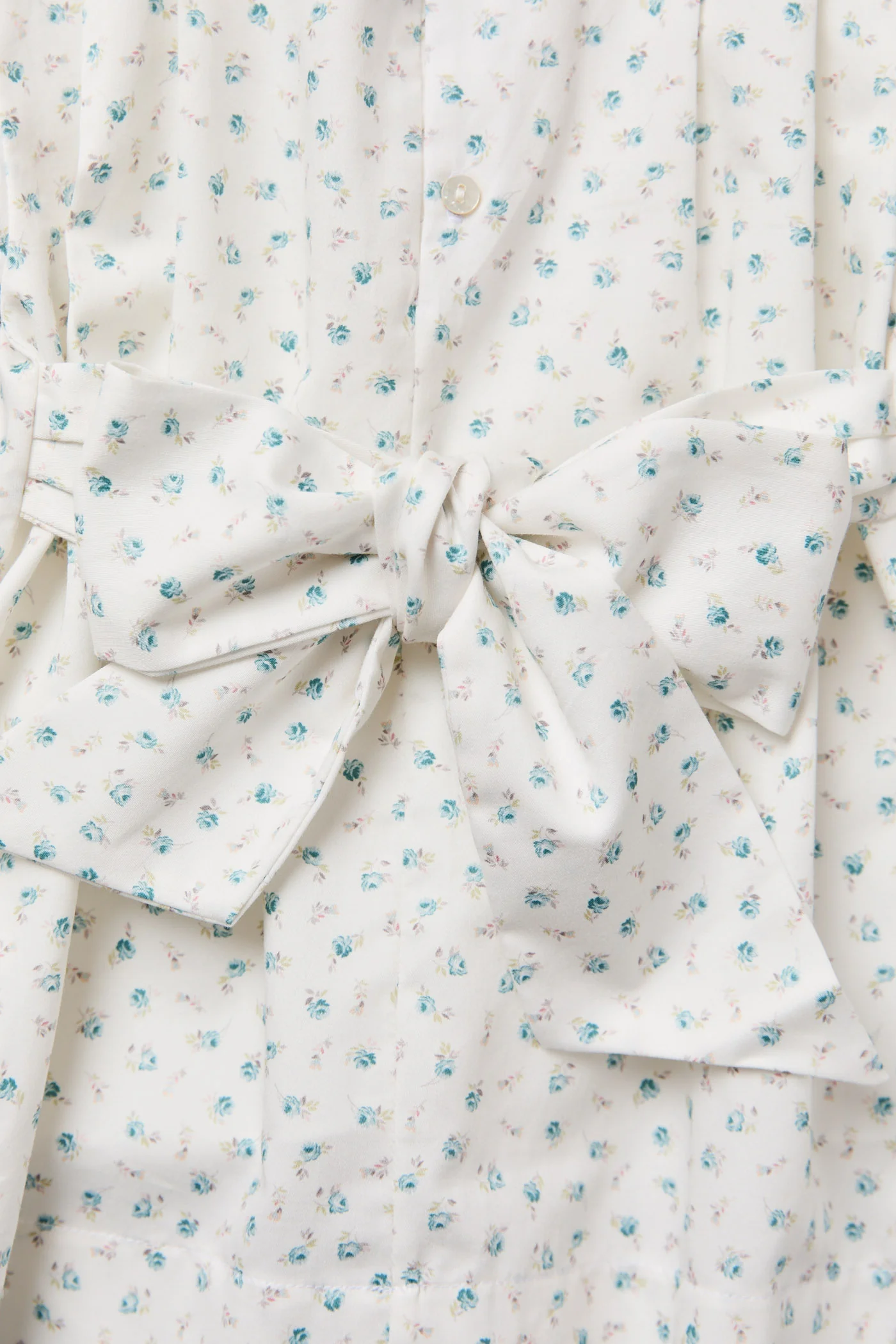 Baby Eloise Dress in Blue Petit Rose - Image 7