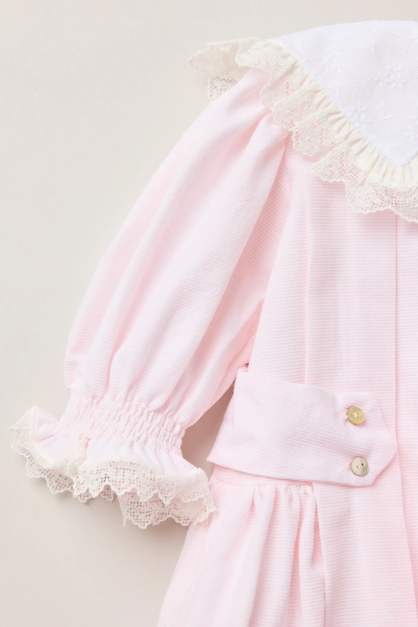 Baby Piano Dress in Pink Stripe - Image 3