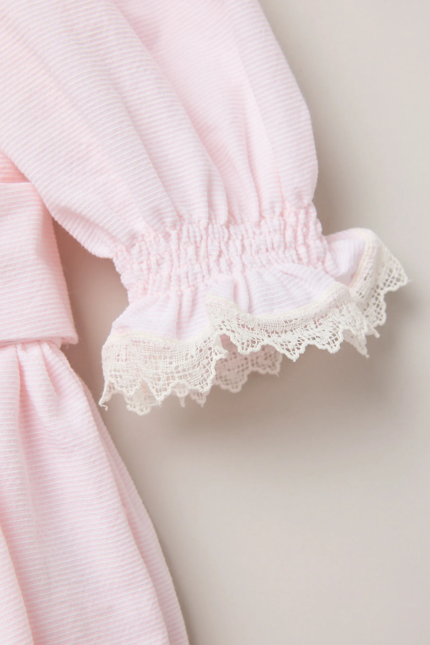 Baby Piano Dress in Pink Stripe - Image 4