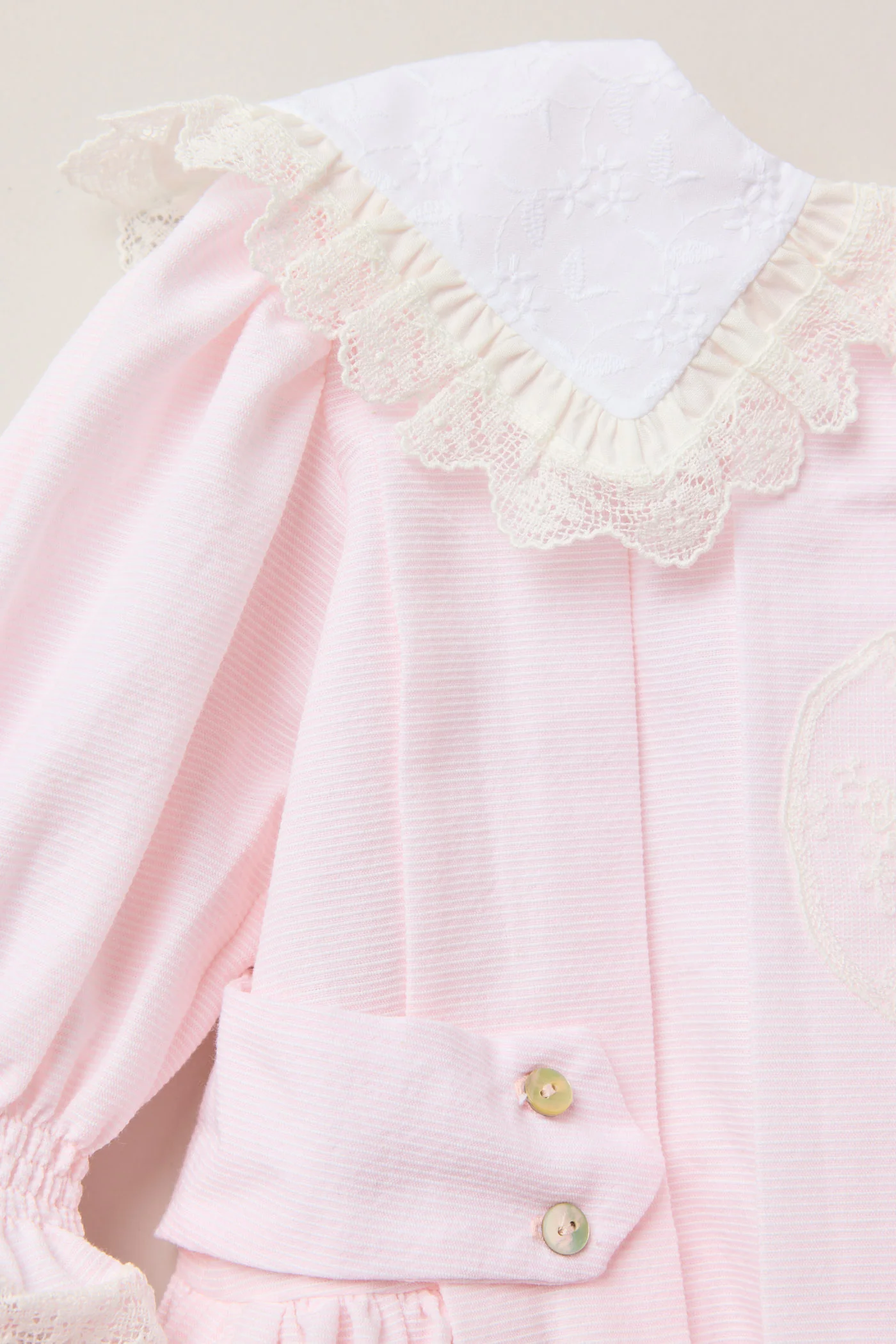 Baby Piano Dress in Pink Stripe - Image 5