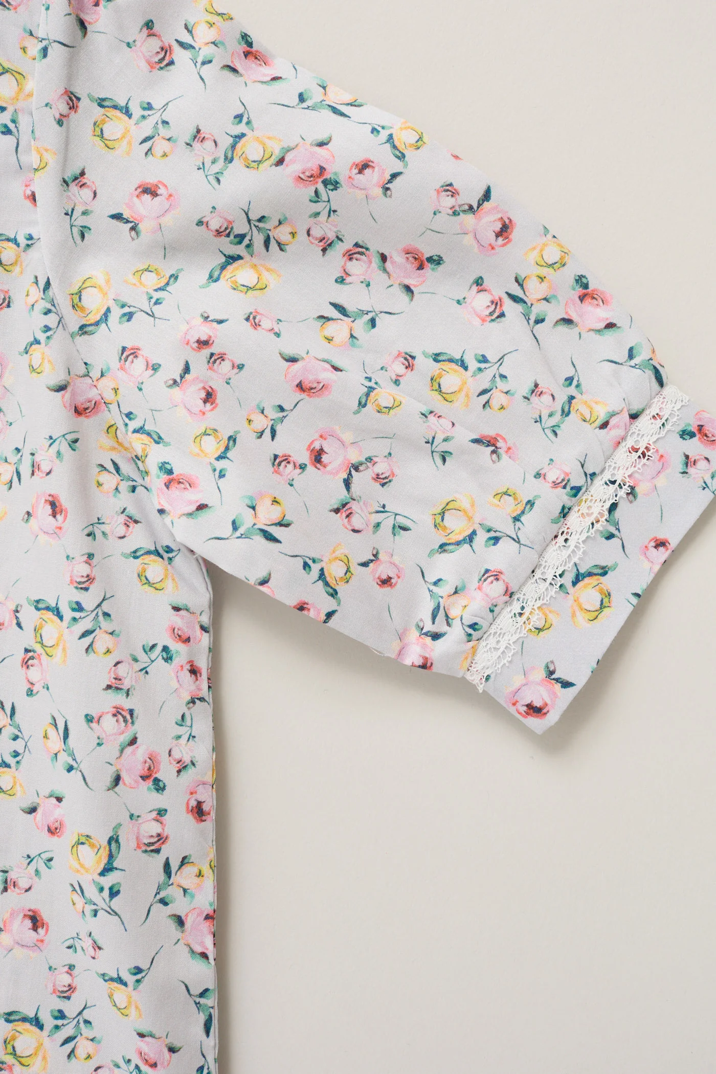 Baby Pyjama in Liberty Print - Lavender Rose - Image 4