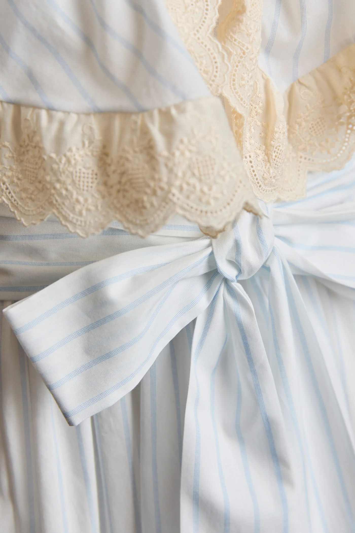 Butterfly Dress Blue Stripes - Image 19