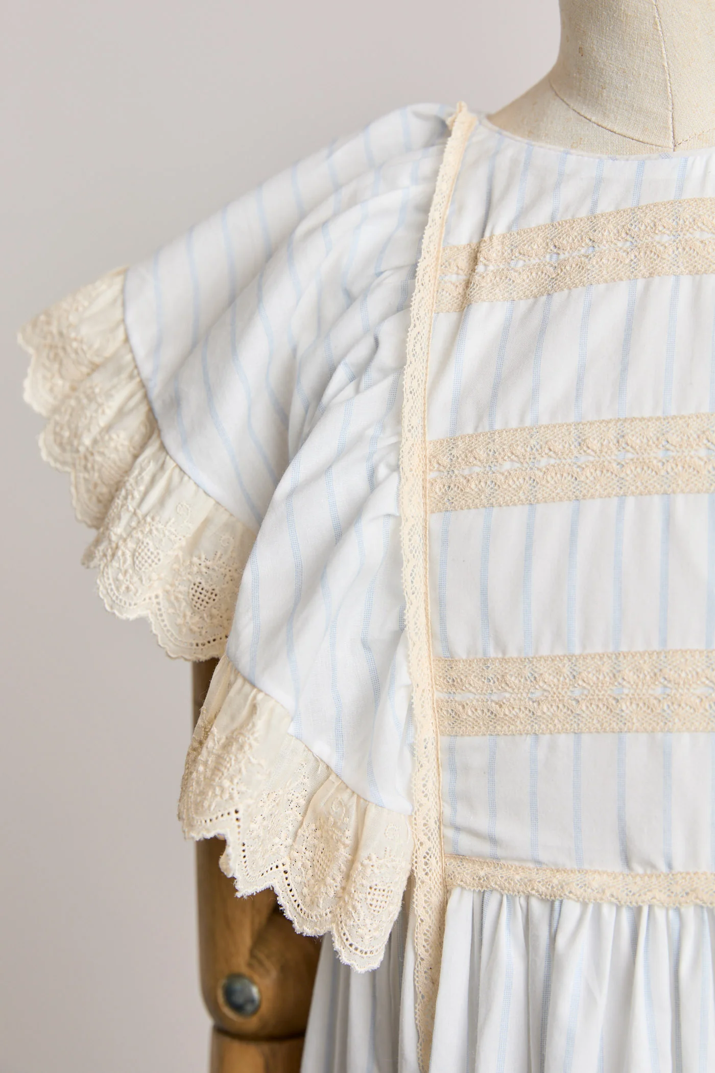 Butterfly Dress Blue Stripes - Image 21