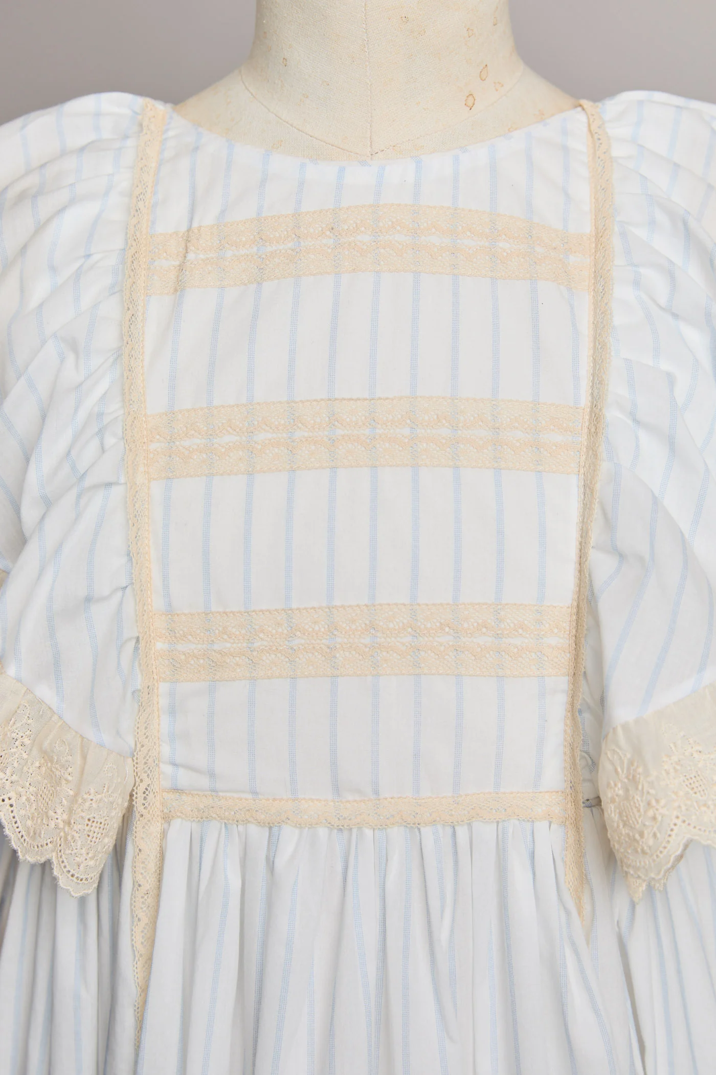 Butterfly Dress Blue Stripes - Image 5