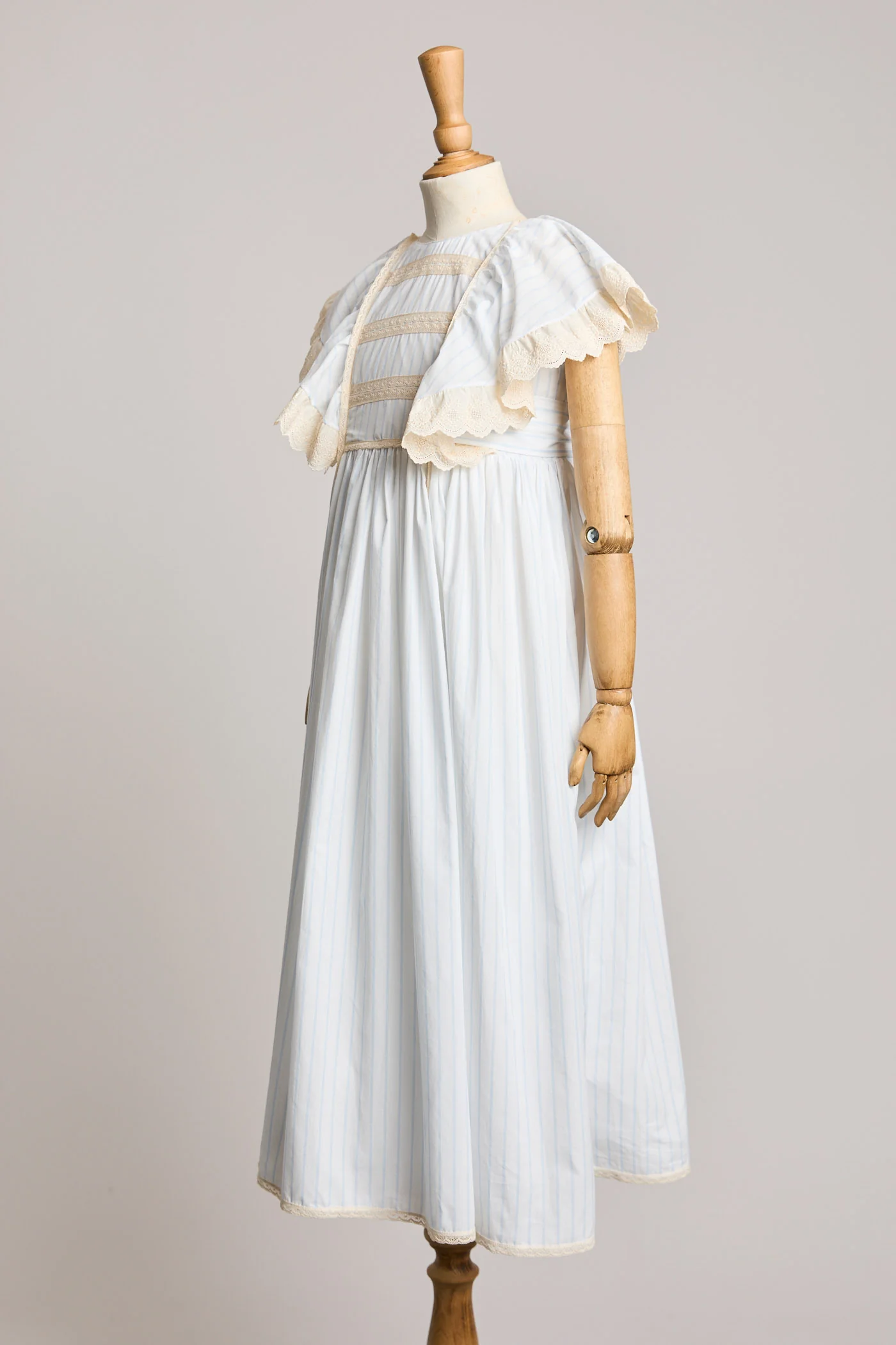 Butterfly Dress Blue Stripes - Image 9