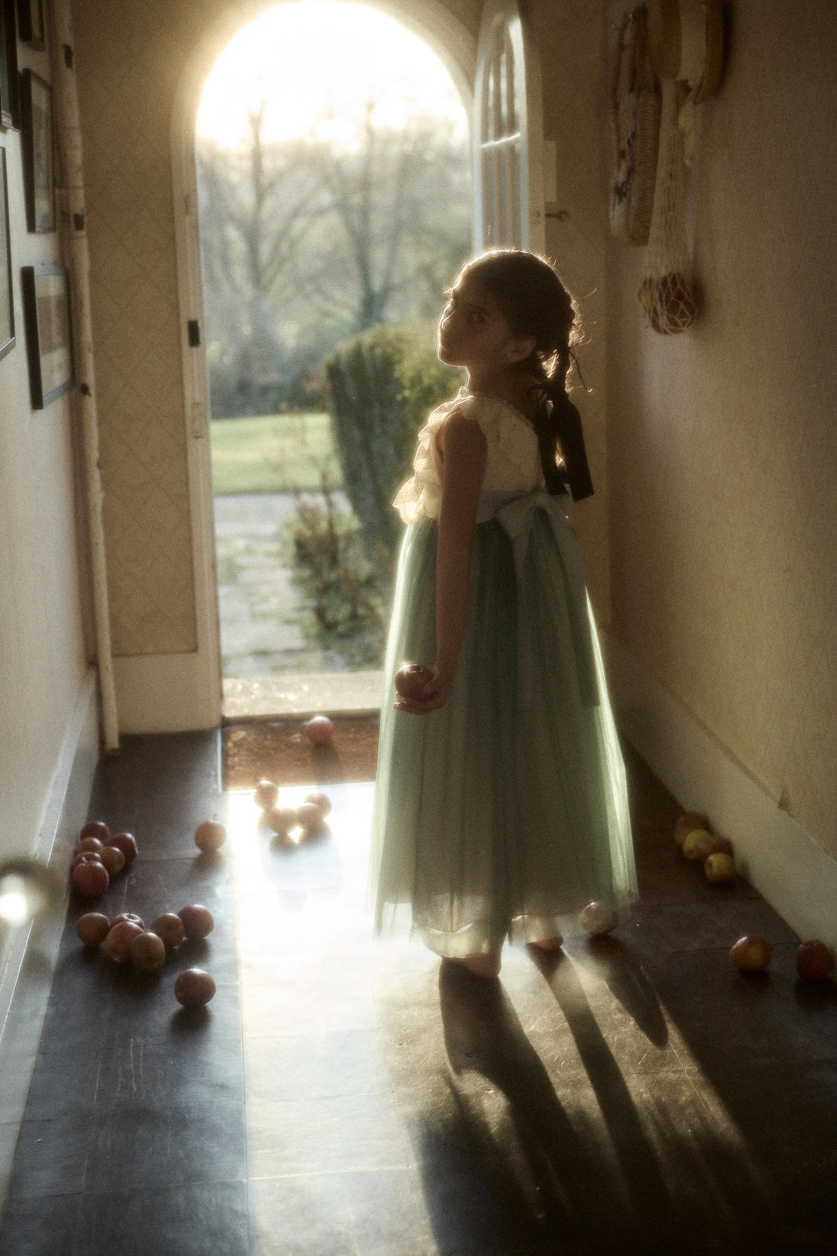 Butterfly Dress in Cream Mint - Image 18