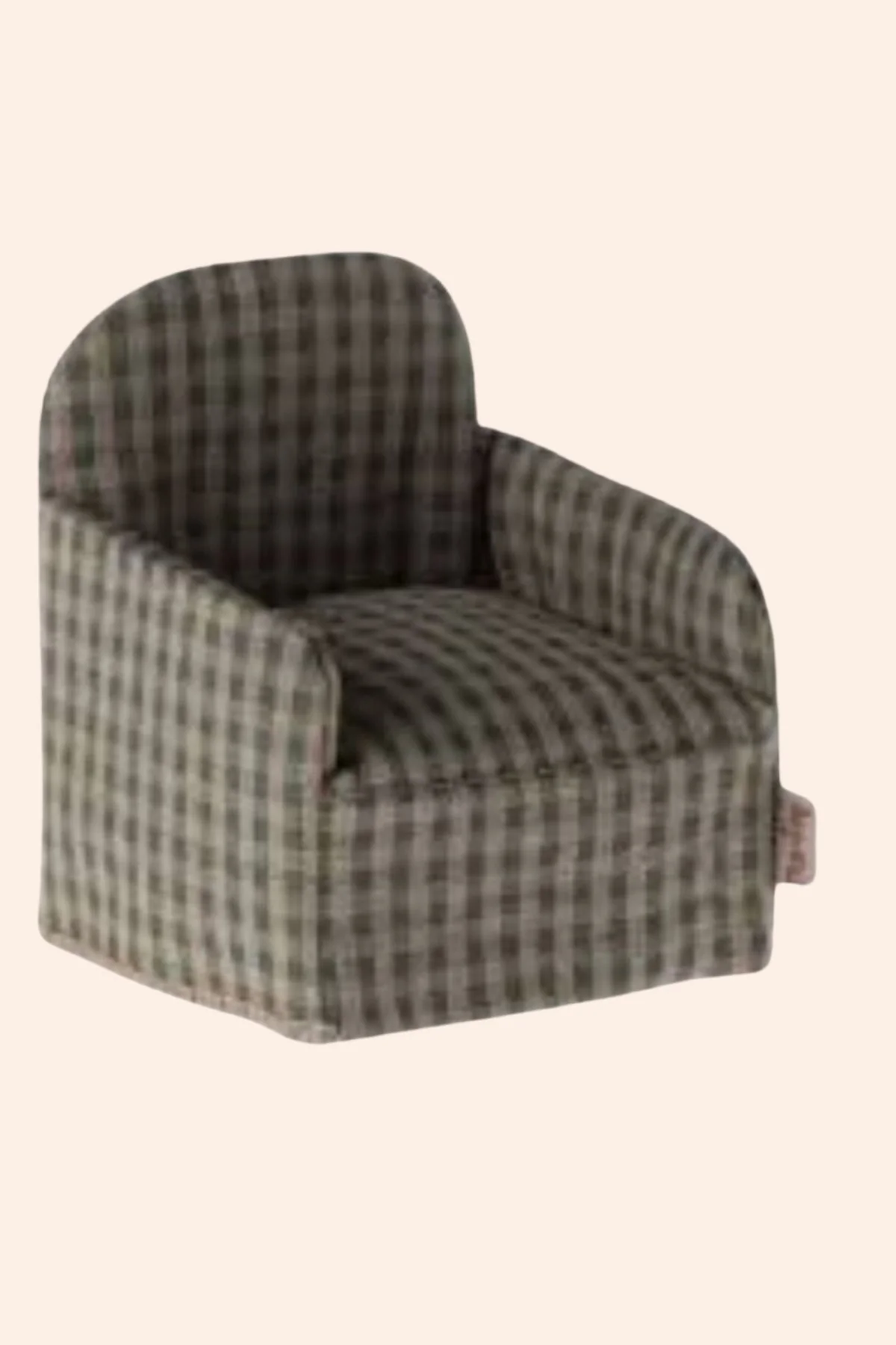 Maileg - Chair, Mouse - Green Checker