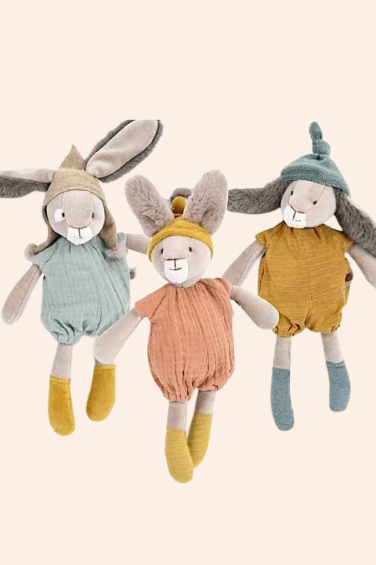 Moulin Roty - Trois Petits Lapin - Argile Little Rabbit - Image 3