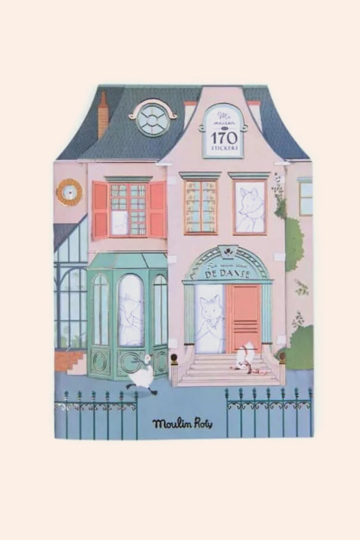 Moulin Roty - Colouring Book + 170 stickers -  La Petite École de Danse