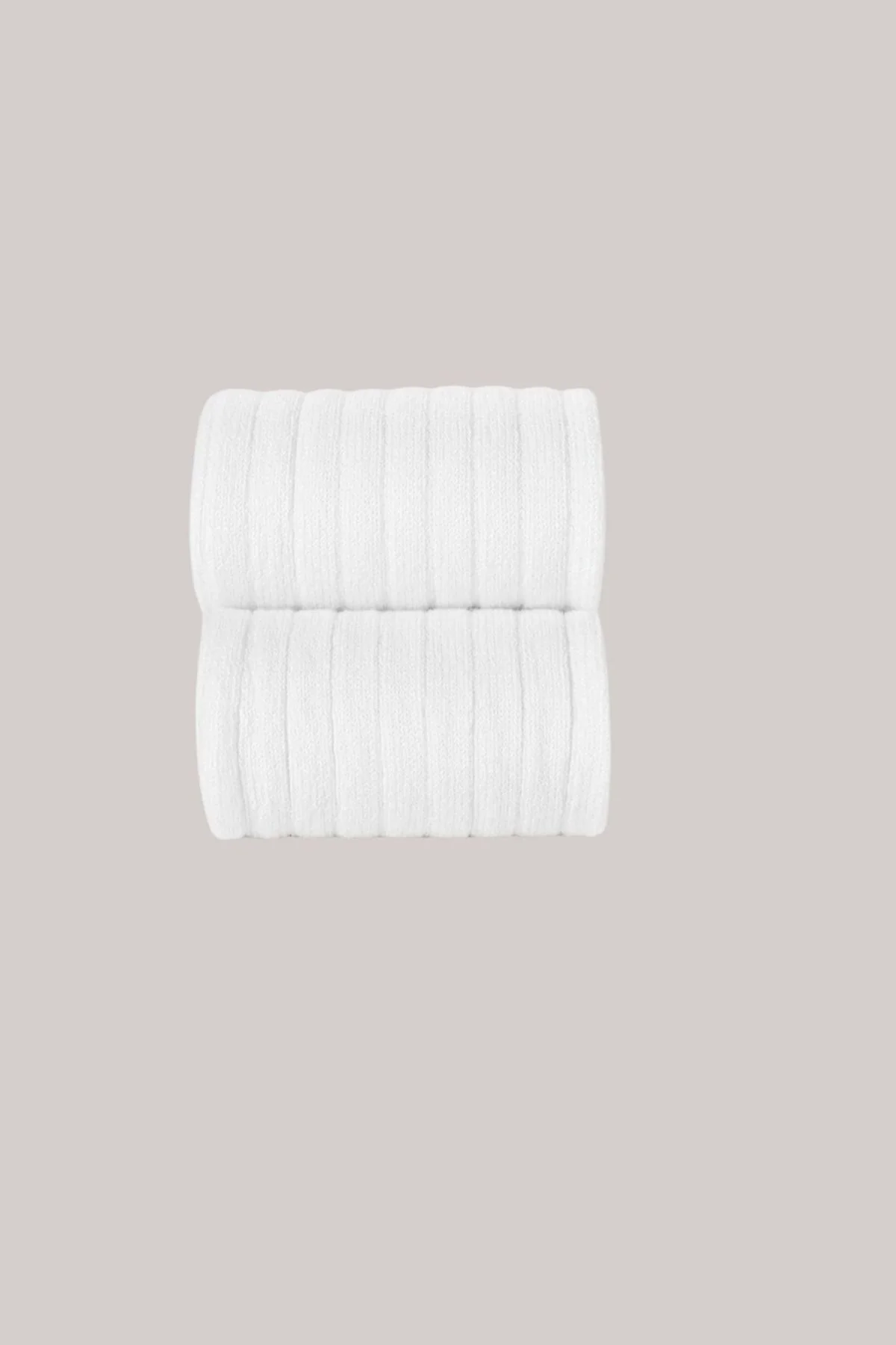 Cóndor Basic Ribbed Knee High Socks - Blanco - Image 2