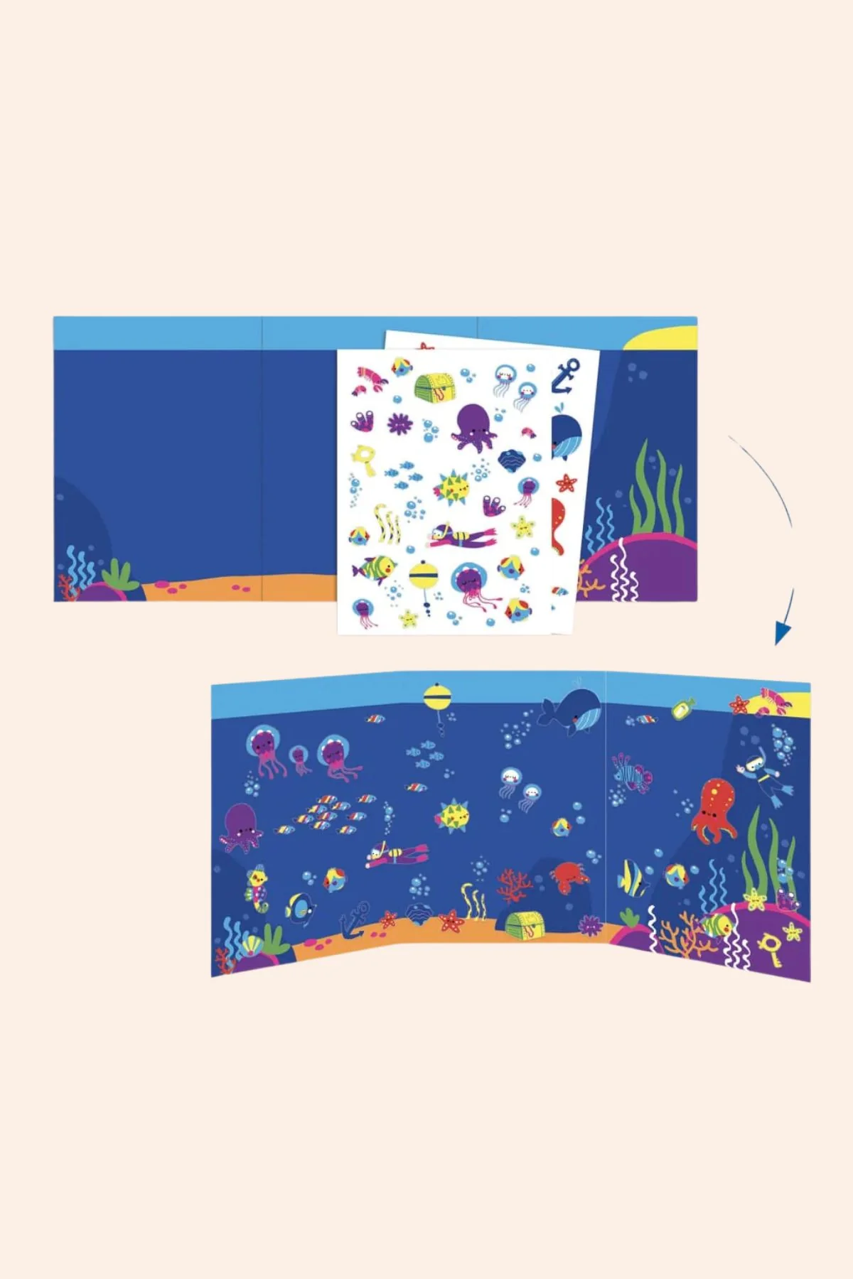 Djeco - 6 Creative Activities - Seaside Delights - Image 2
