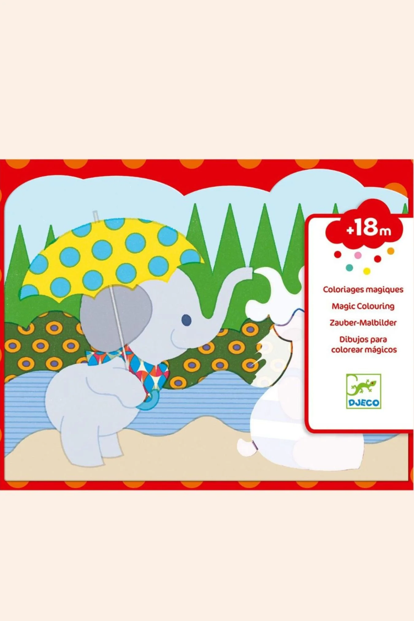 Djeco - Magic Colouring - Hidden Outside