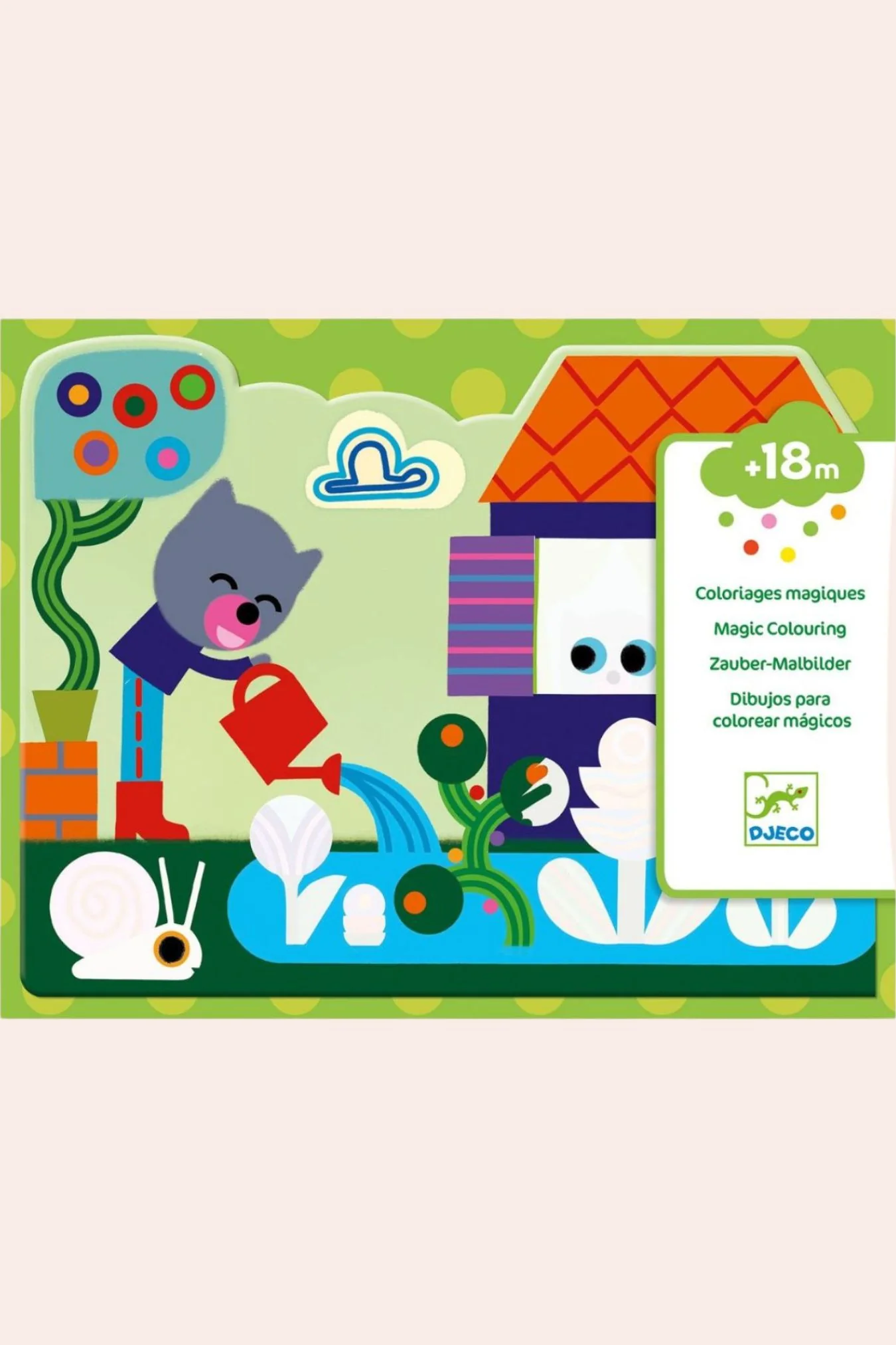 Djeco -  Magic Colouring - Hidden in the Garden