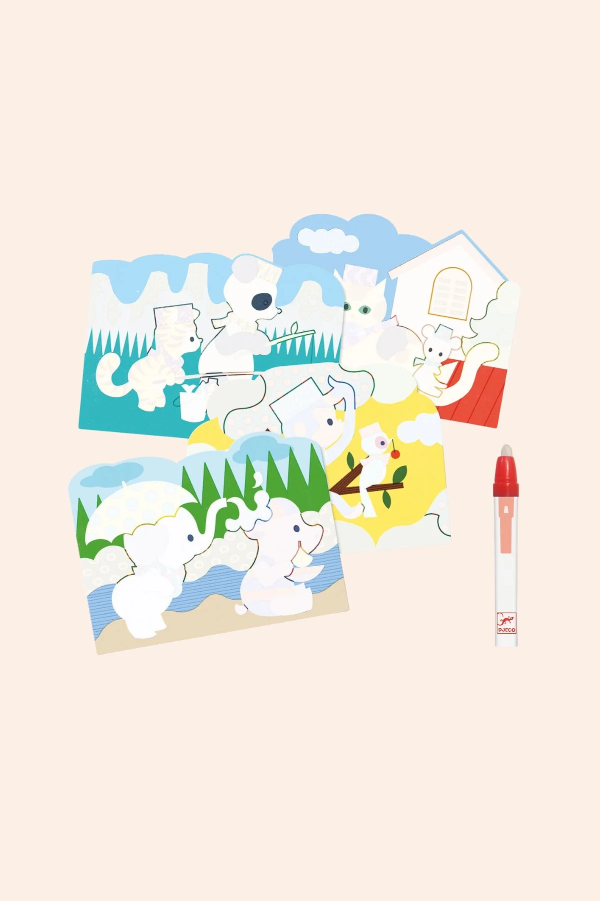 Djeco -  Magic Colouring - Animalo Len - Image 2