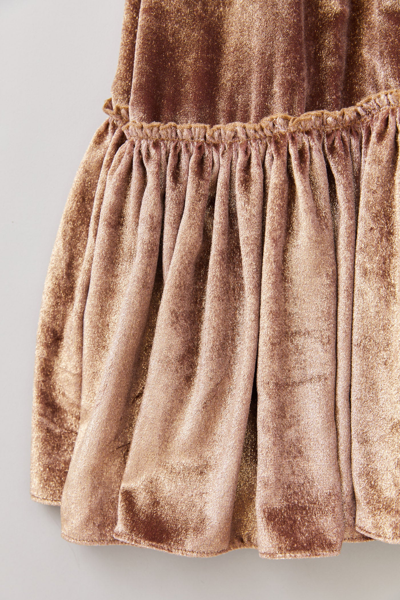 Cream Dress Gold Velvet - Occasional Party - Image 6