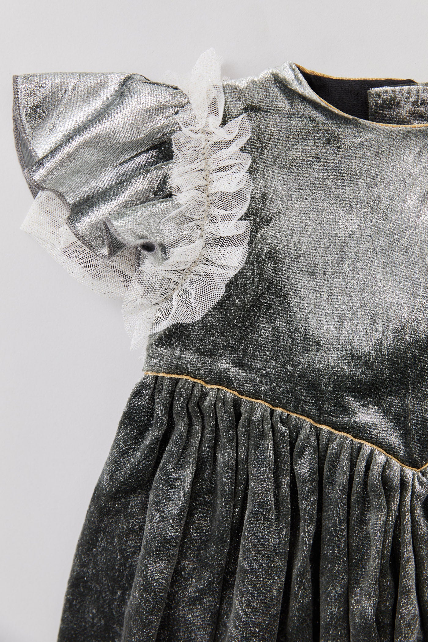 Cream Dress in Black & Silver - Occasional Party - Image 4