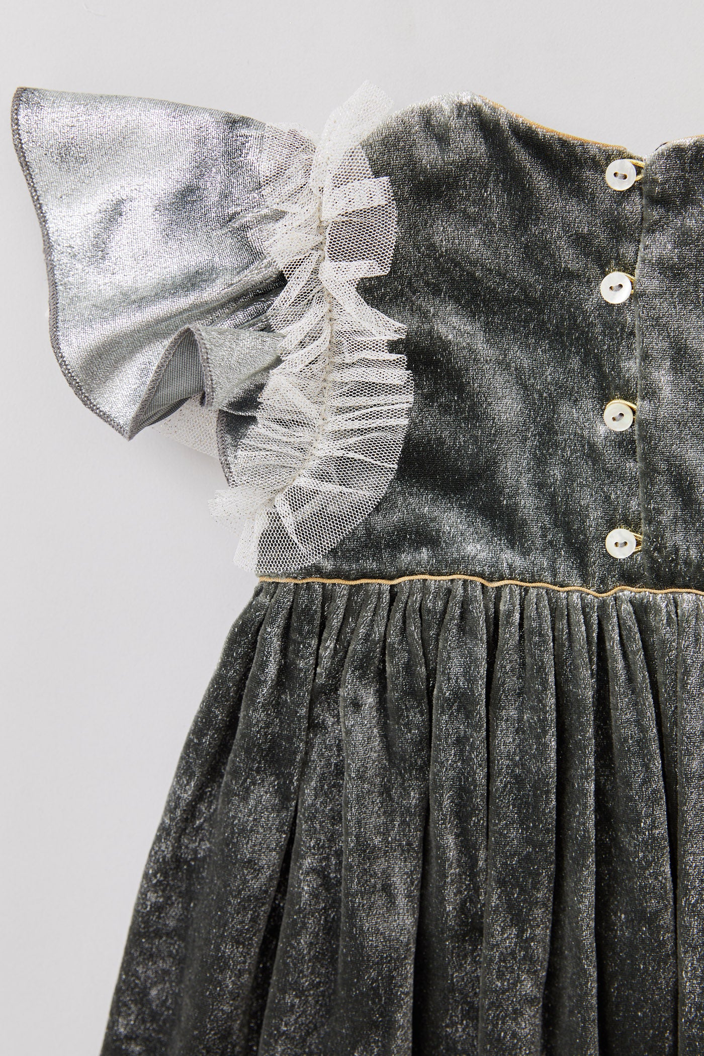 Cream Dress in Black & Silver - Occasional Party - Image 8