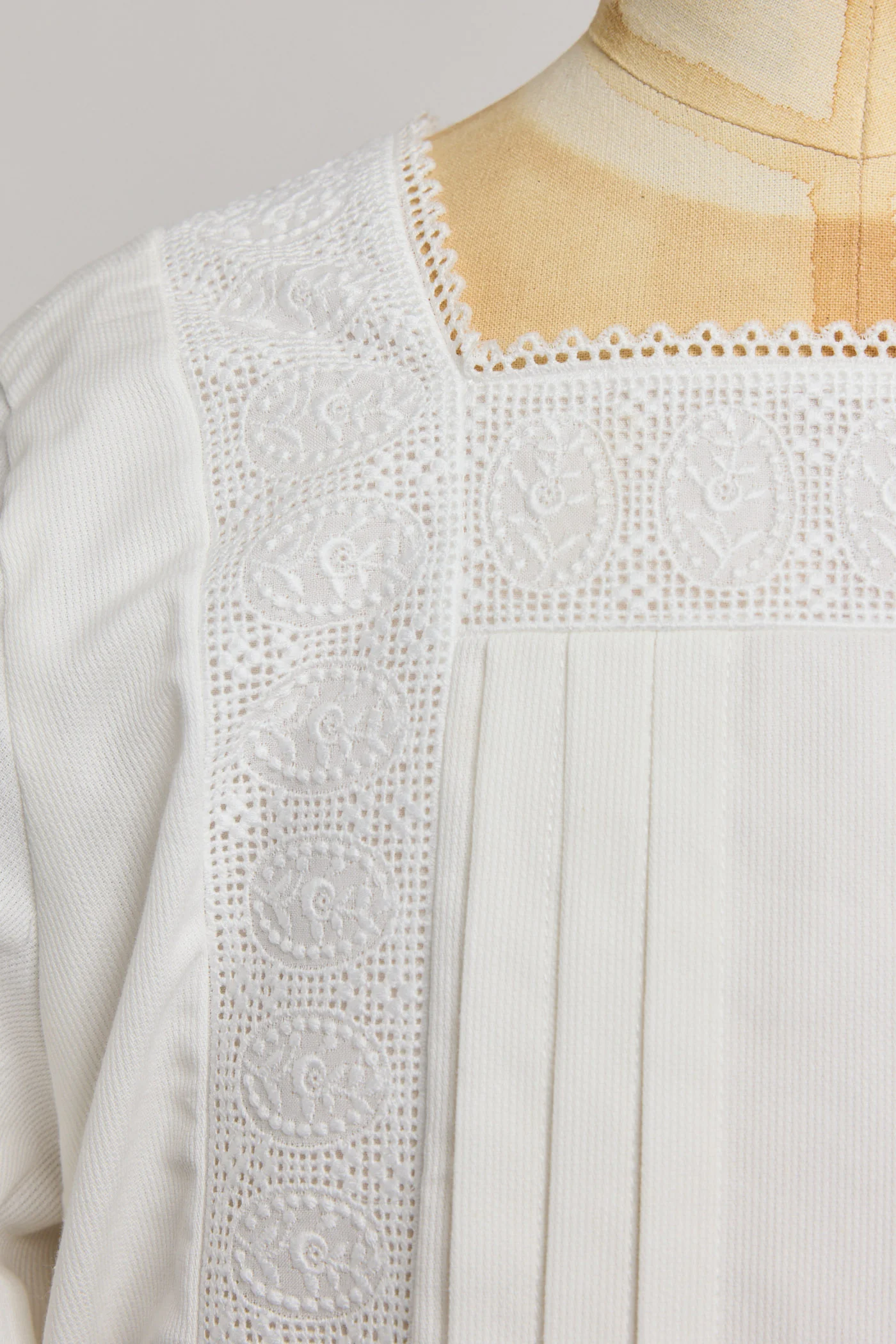 Custard Dress In White - Image 3