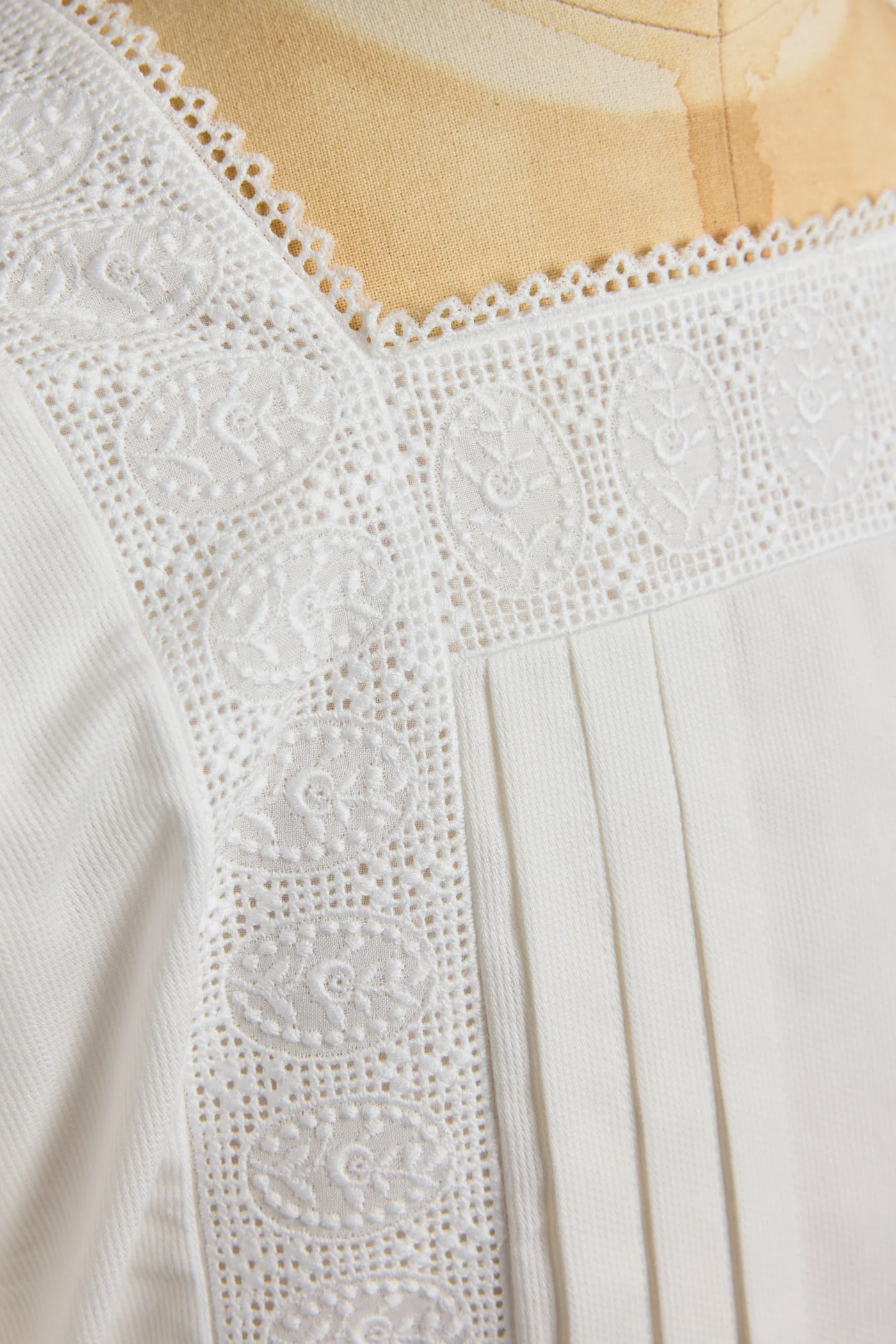 Custard Dress In White - Image 8