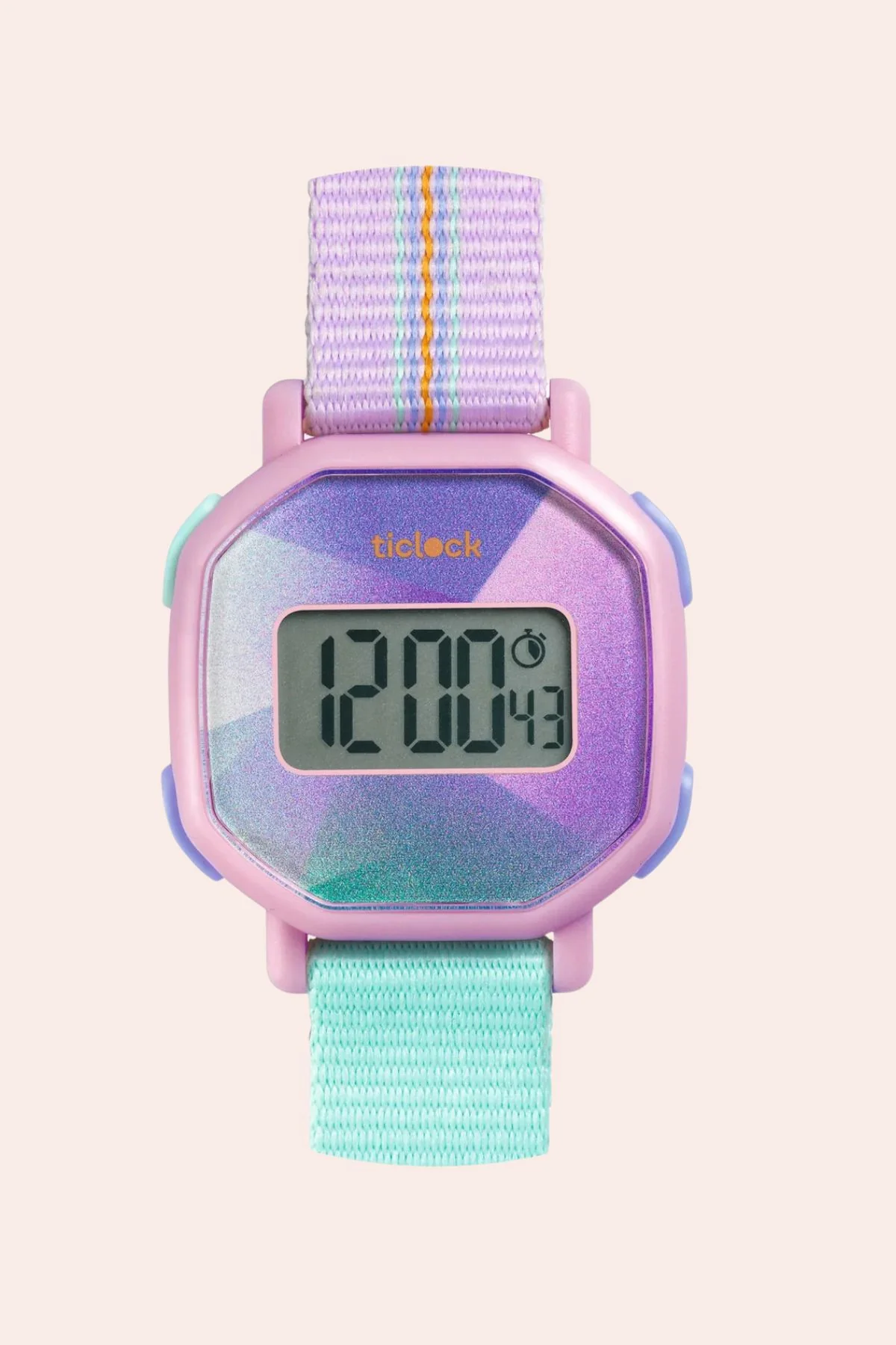 Djeco - Ticlock Digital Watch - Purple Prisma