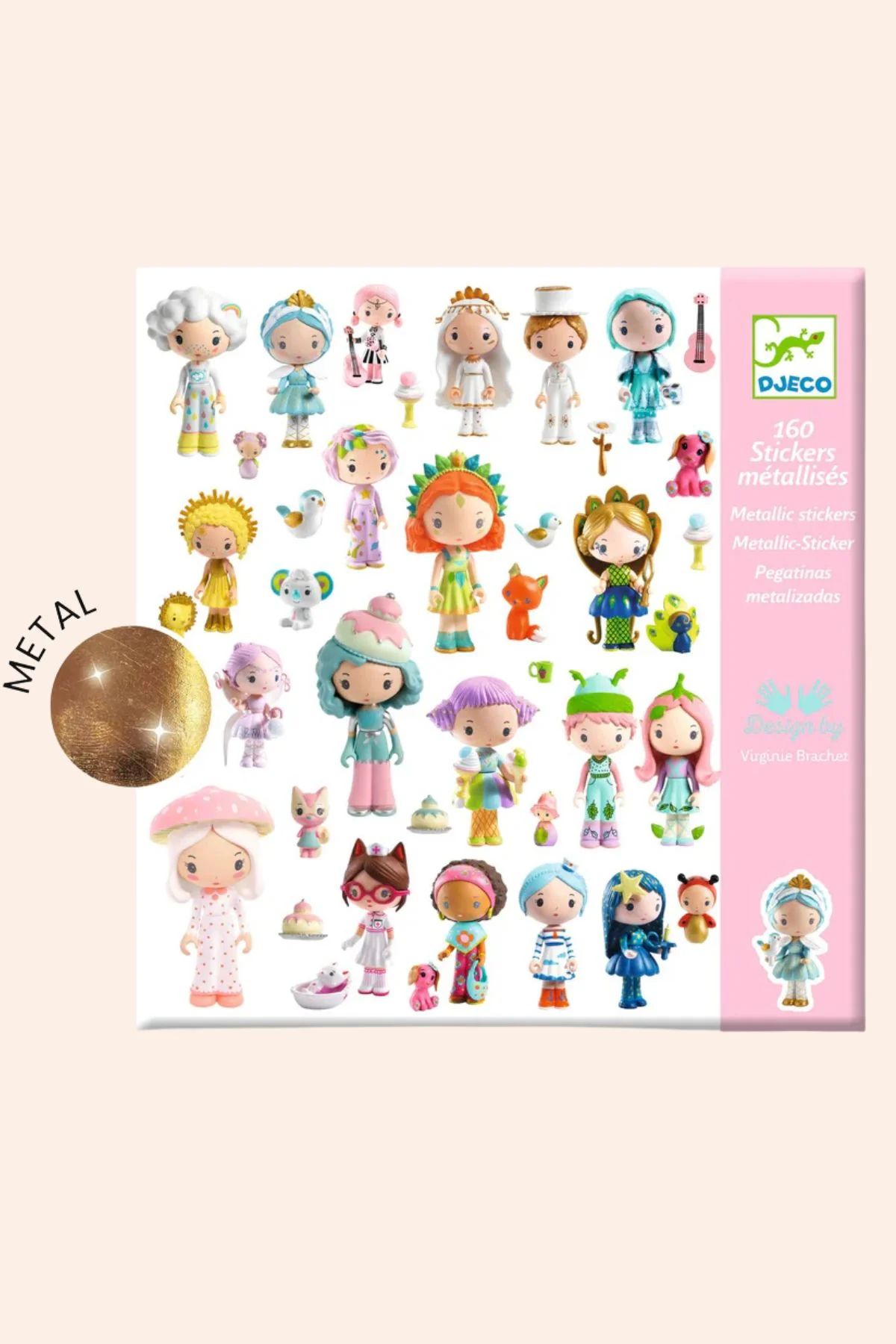 Djeco - The Little World of Tinyly - 160 Stickers