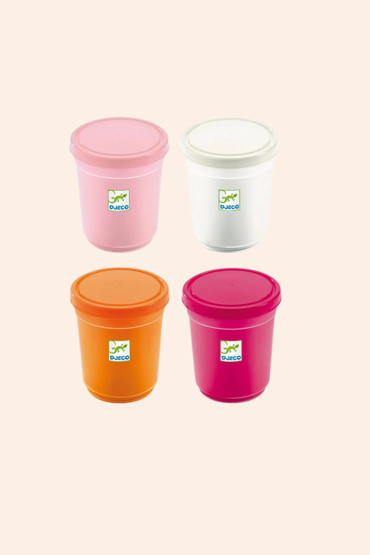Djeco - 4 Tubes of Play Dough - Sweet - Image 2