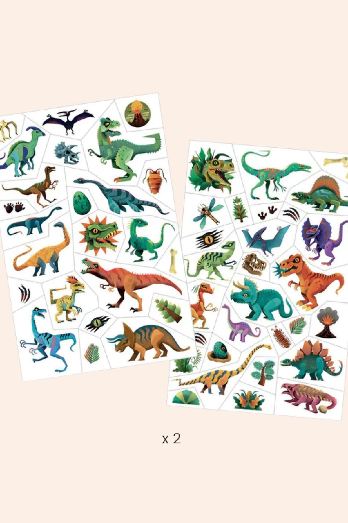 Djeco - 50 Tattoos, Dino Club - temporary tattoos - Image 2