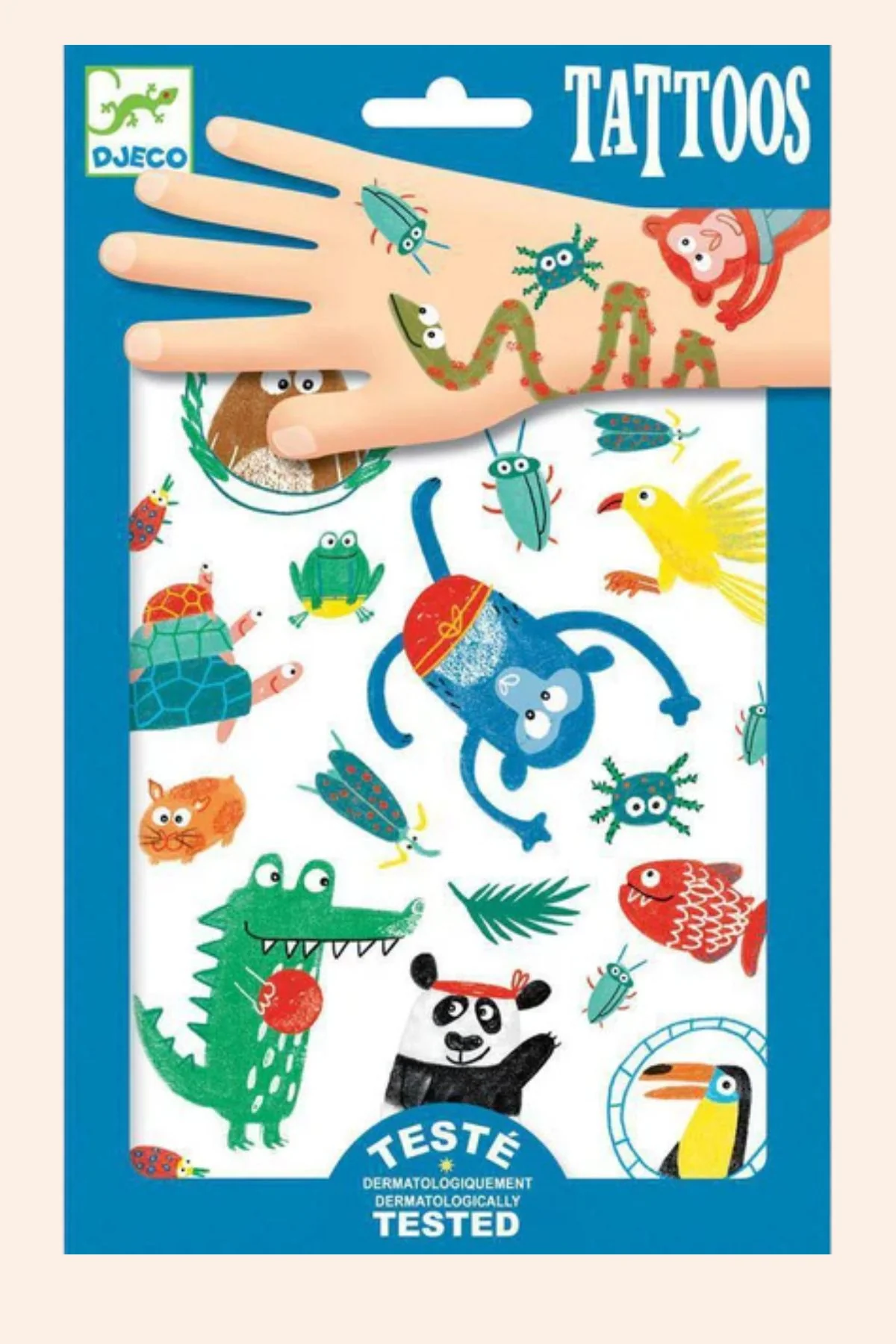 Djeco - 50 Tattoos, Snouts - temporary tattoos