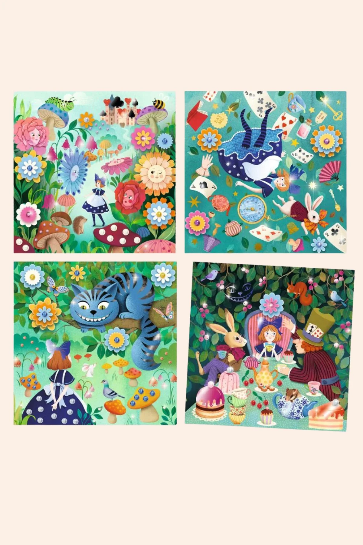 Djeco - Colouring Fairy Tale - In Wonderland - Image 2