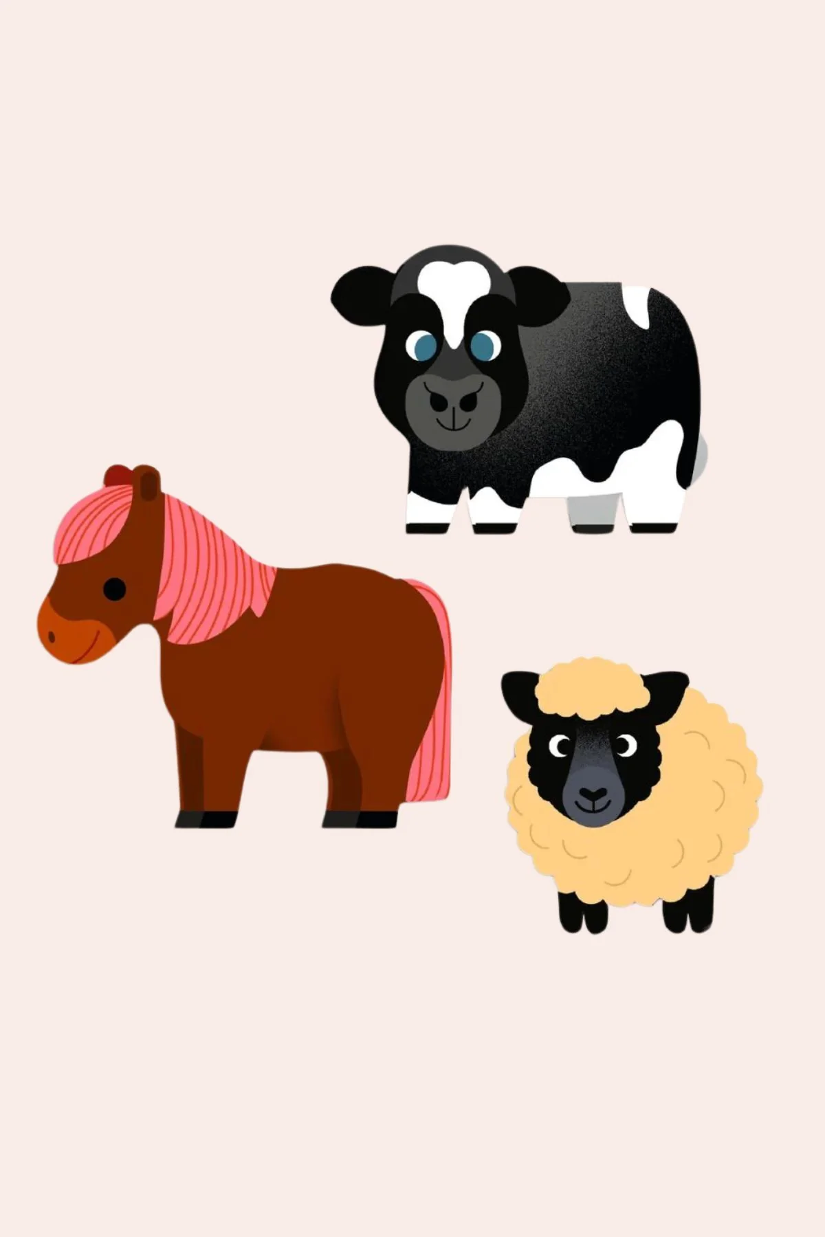 Djeco - Farm Animals - Stickers - Image 2