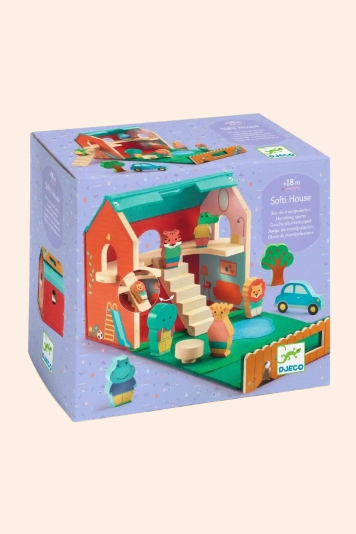 Djeco - Handling Game - Wooden SoftiHouse - Image 3