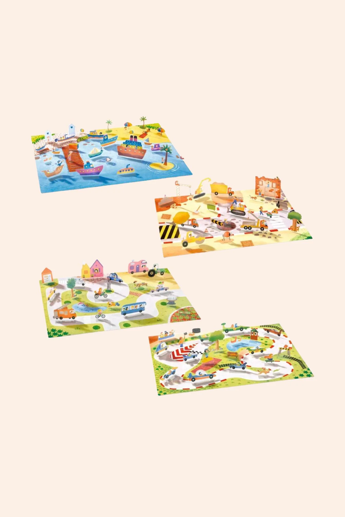 Djeco - Lift-Up Stickers - Vehicles - Image 2
