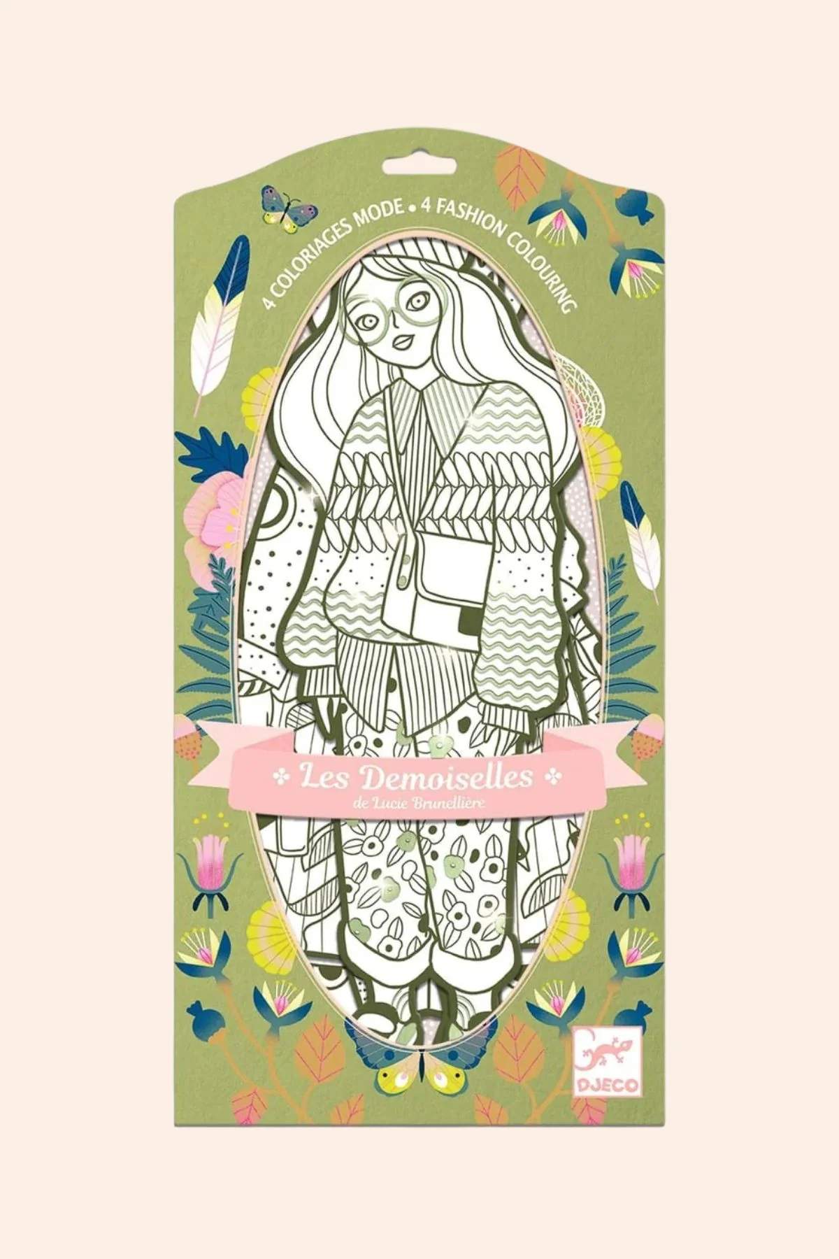 Djeco - Les Demoiselles - Fashion Colouring - Bowie & Friends