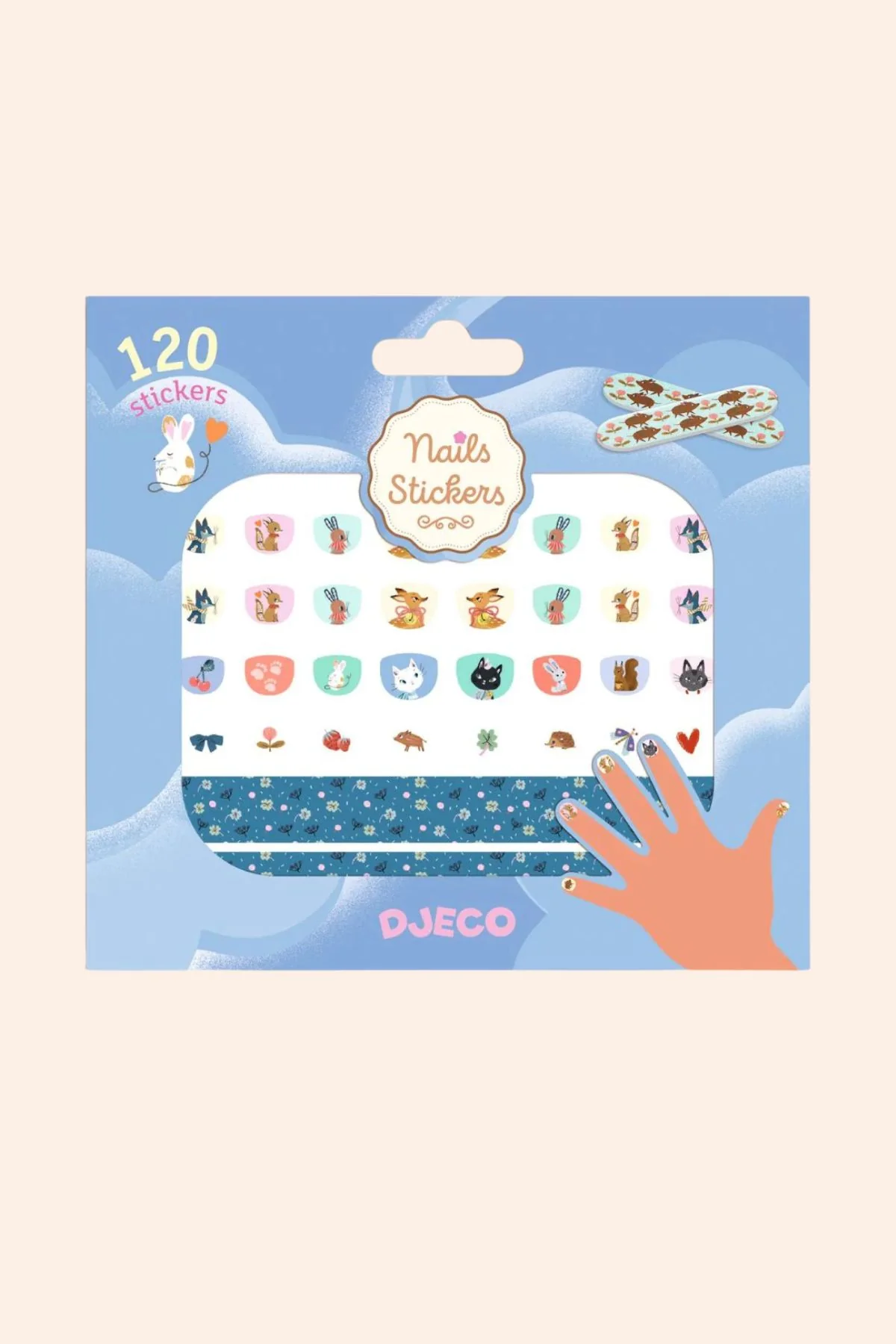 Djeco - Nails Stickers -  Cutie
