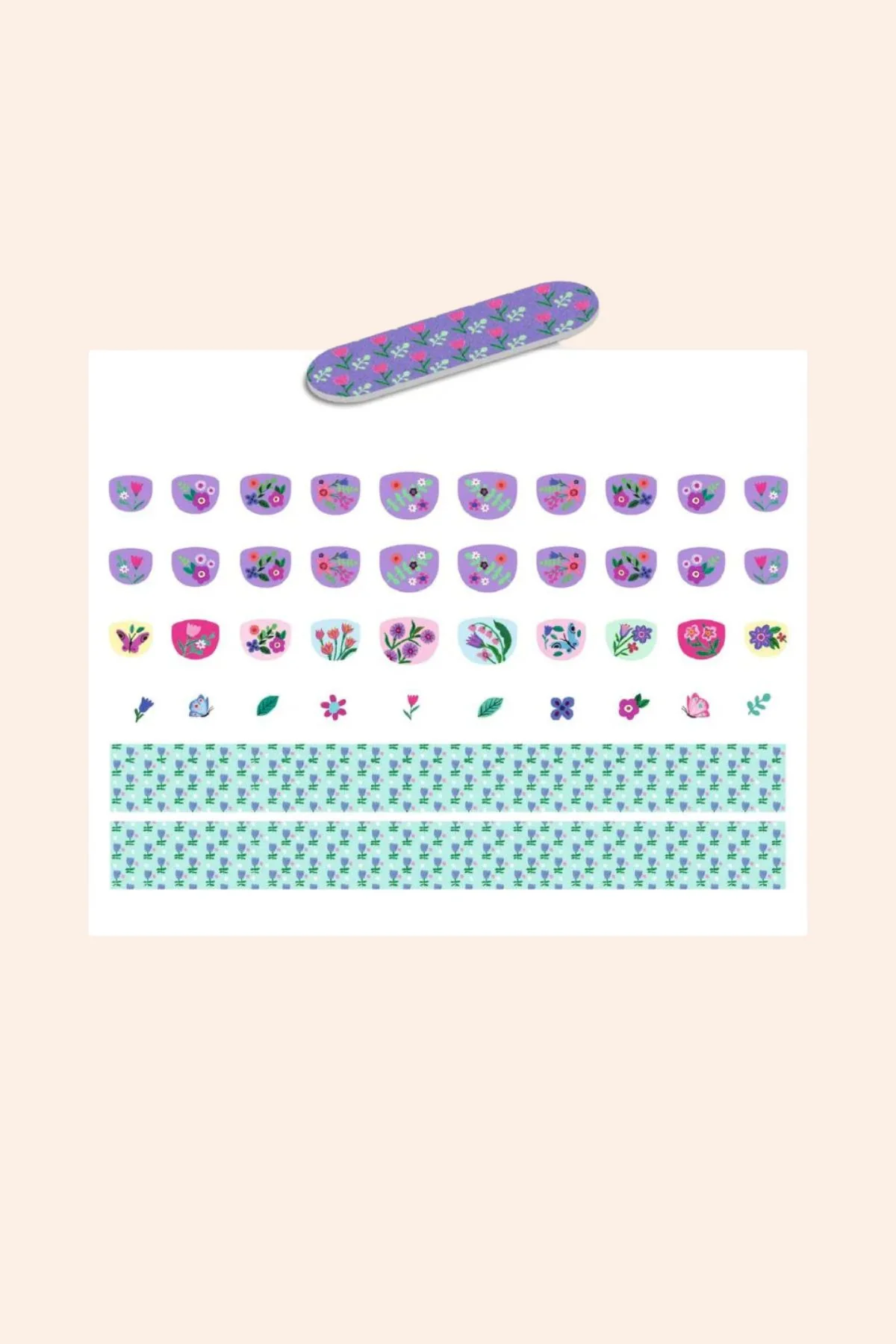 Djeco - Nails Stickers - Petite Fleur - Image 2