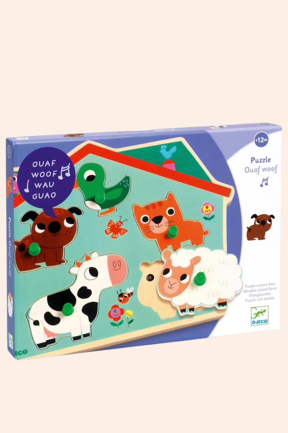 Djeco - Ouaf Woof - Sound Puzzle