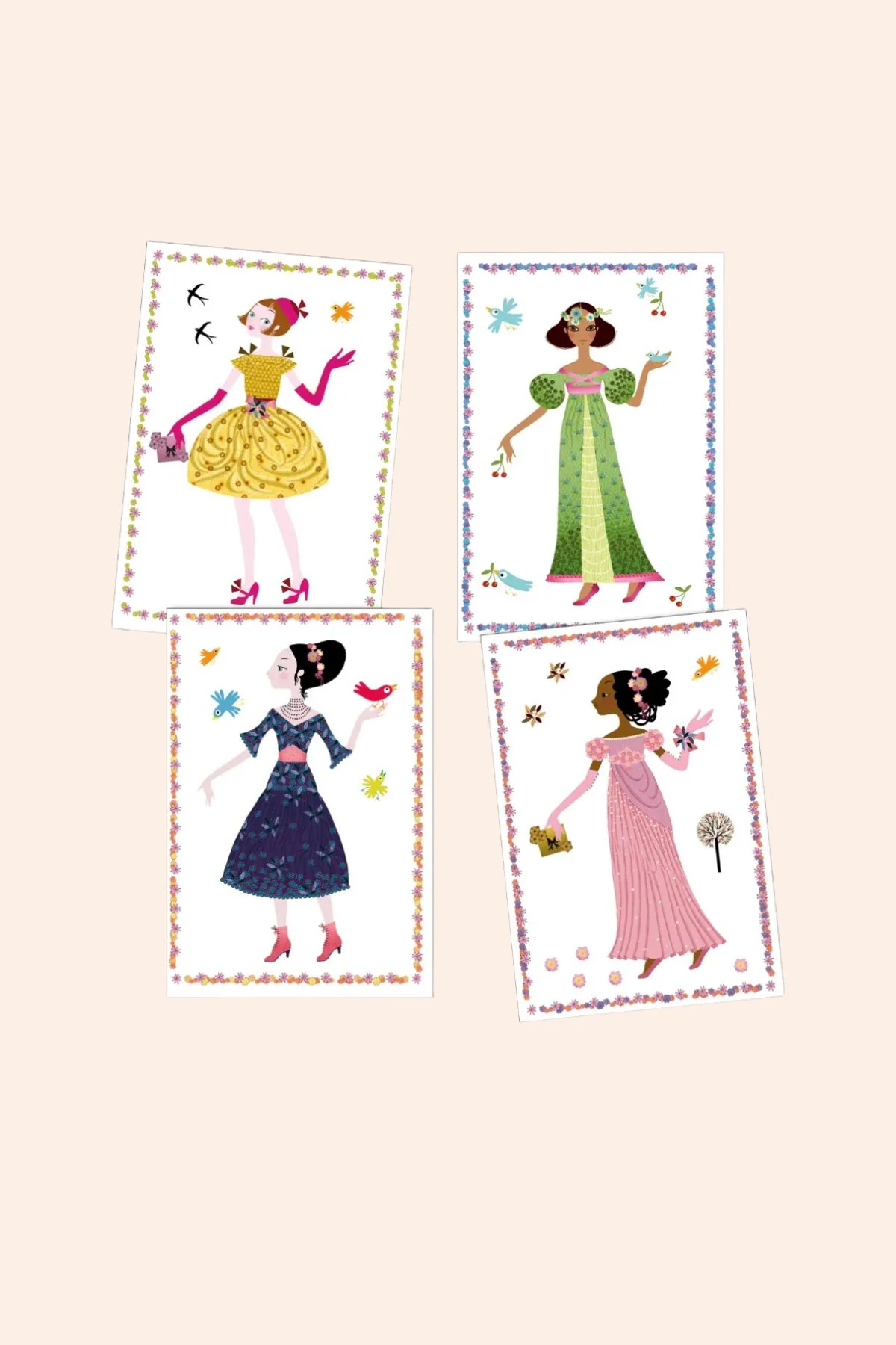 Djeco - Stickers and Paperdolls - Dresses Through the Seasons - Image 2