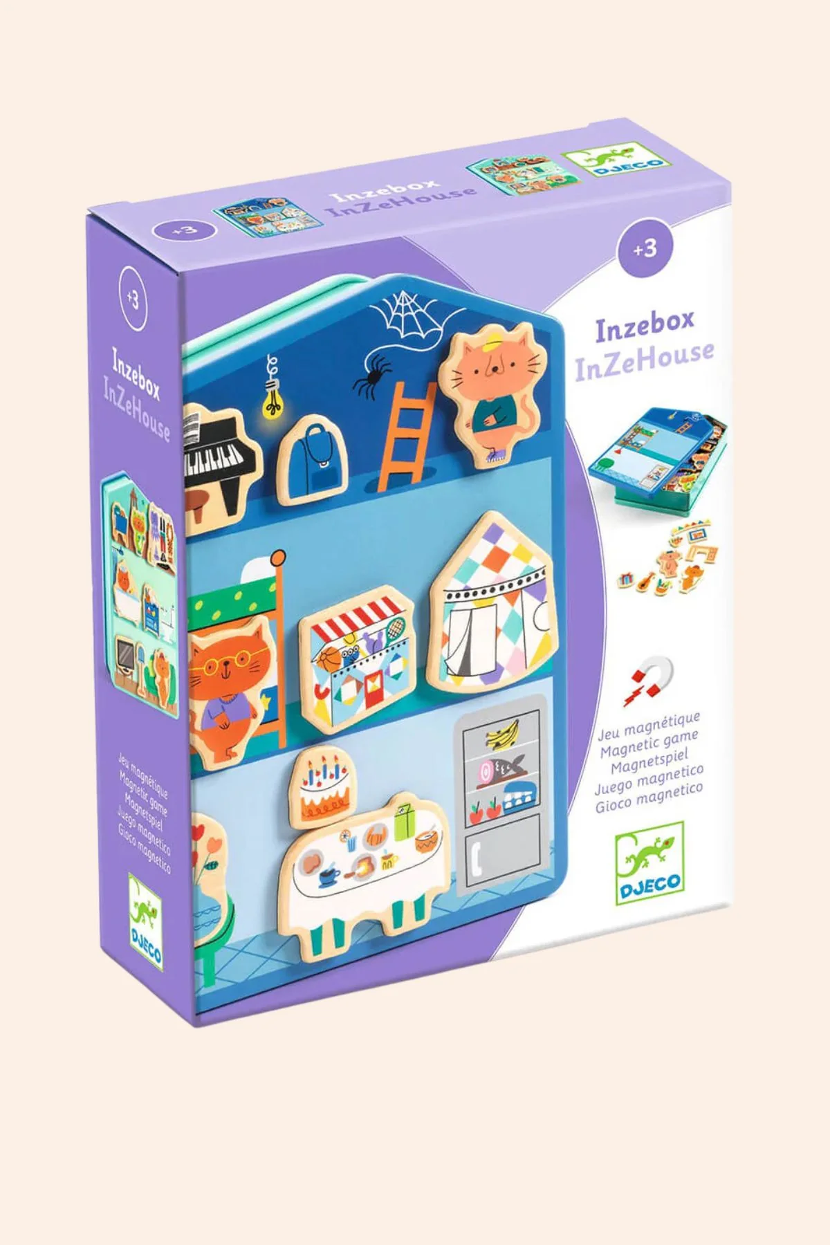 Djeco - Wooden Magnetic - Inzebox - InZeHouse