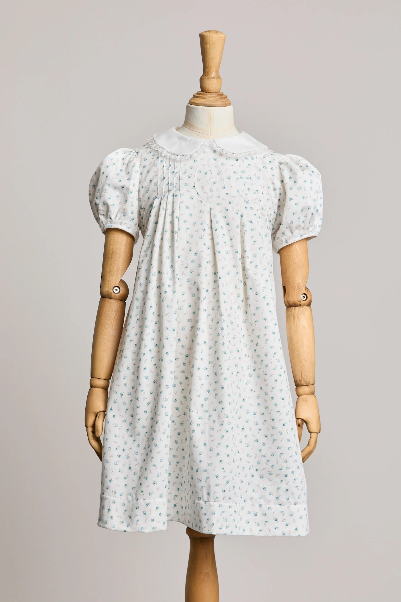 Eloise Dress in Blue Petit Rose - Image 2