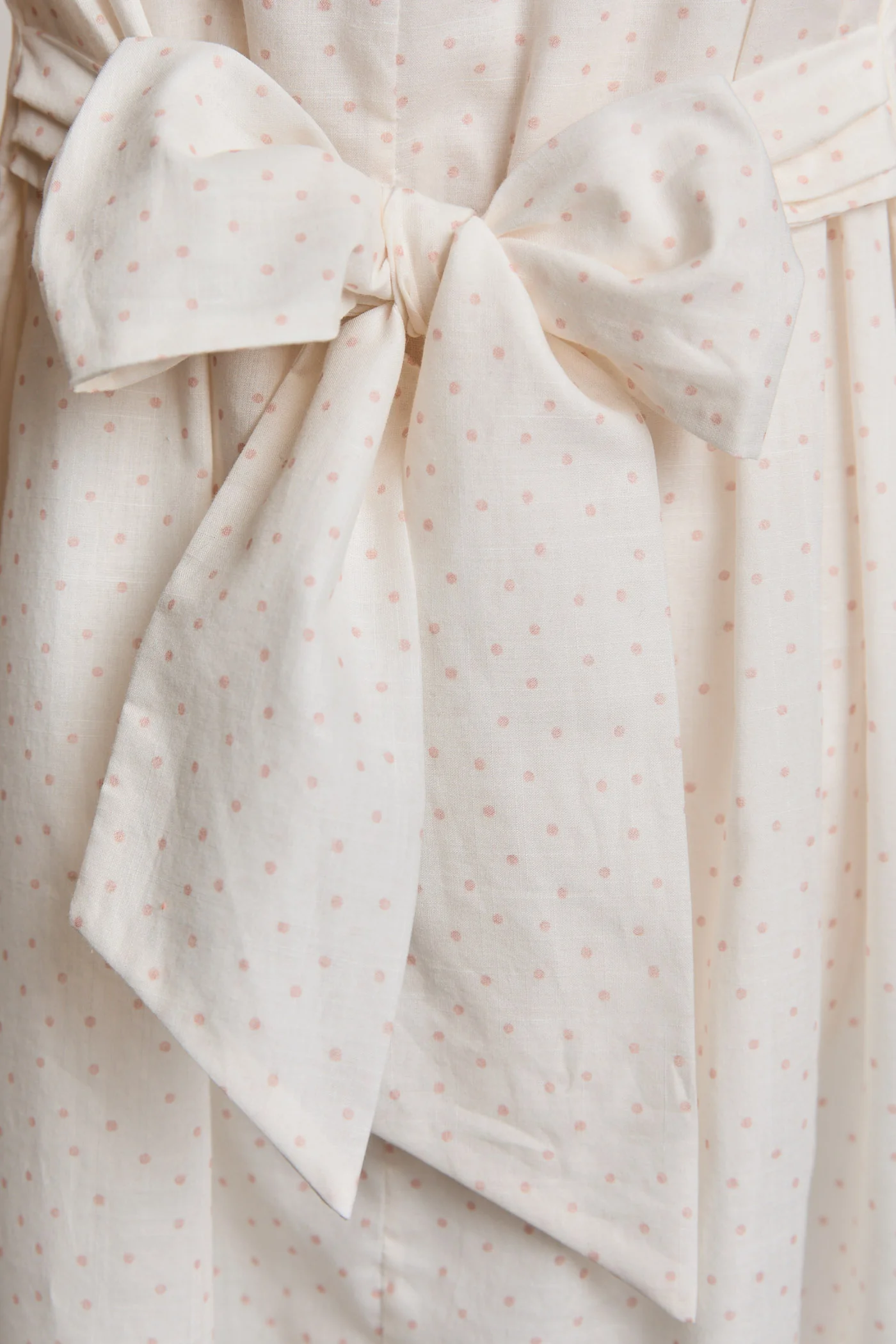 Eloise Dress Blush Polka Dots - Image 16