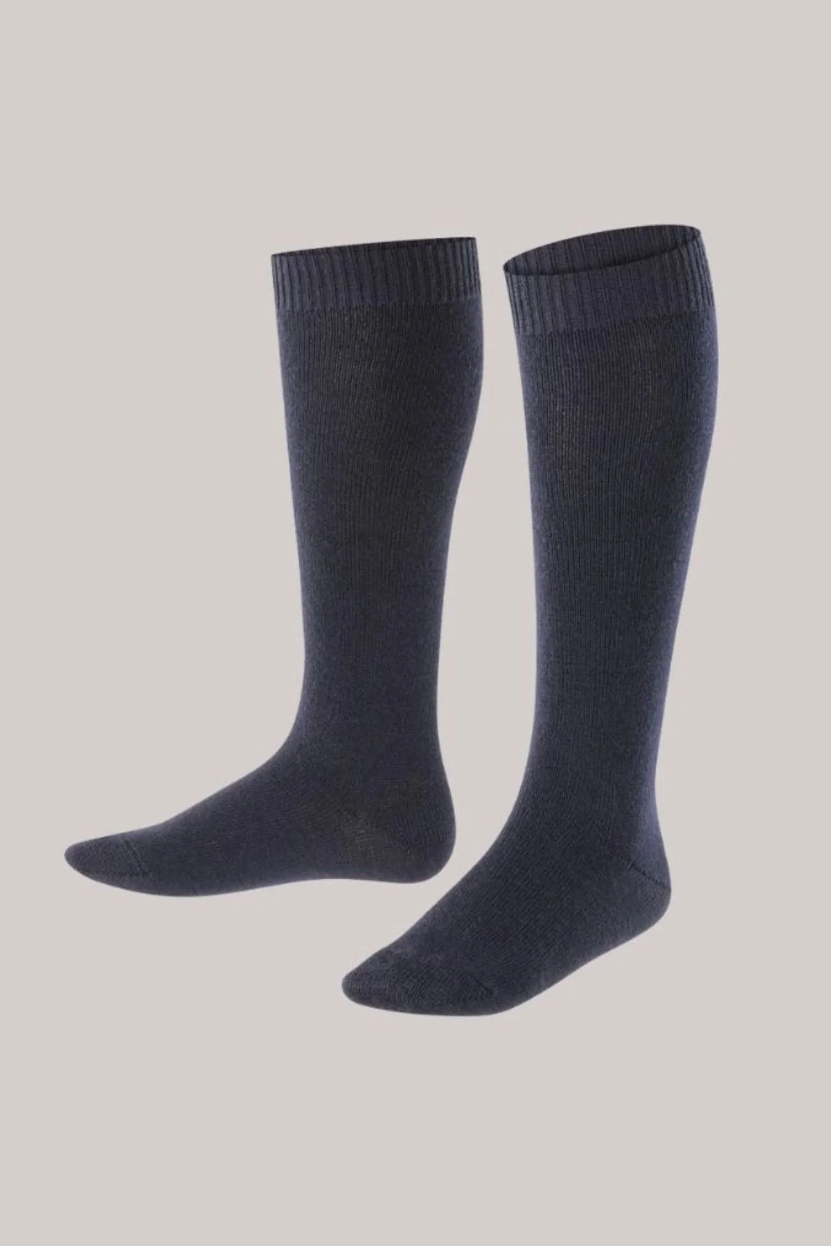 Falke - Knee Length Socks - Navy - Image 2