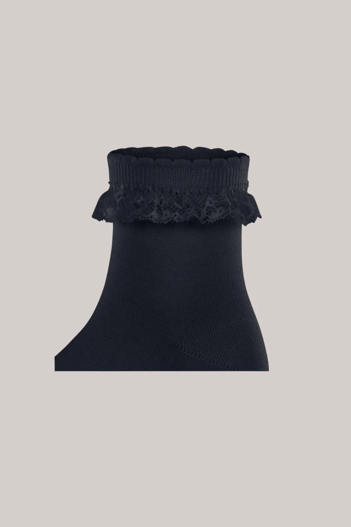 Falke - Romantic Lace Socks - Navy - Image 3